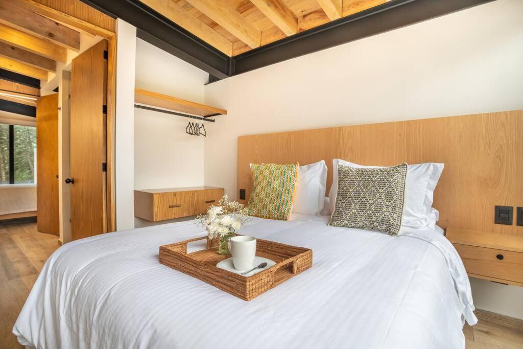 chambre maison en bois contemporaine