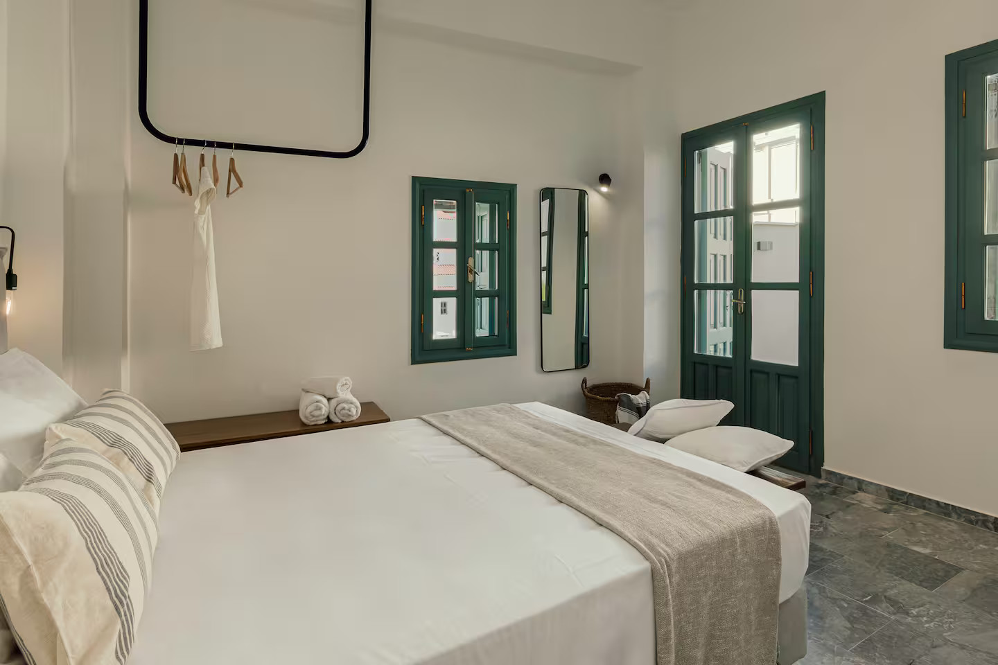 chambre maison en pierres Soleil Boutique House Crète