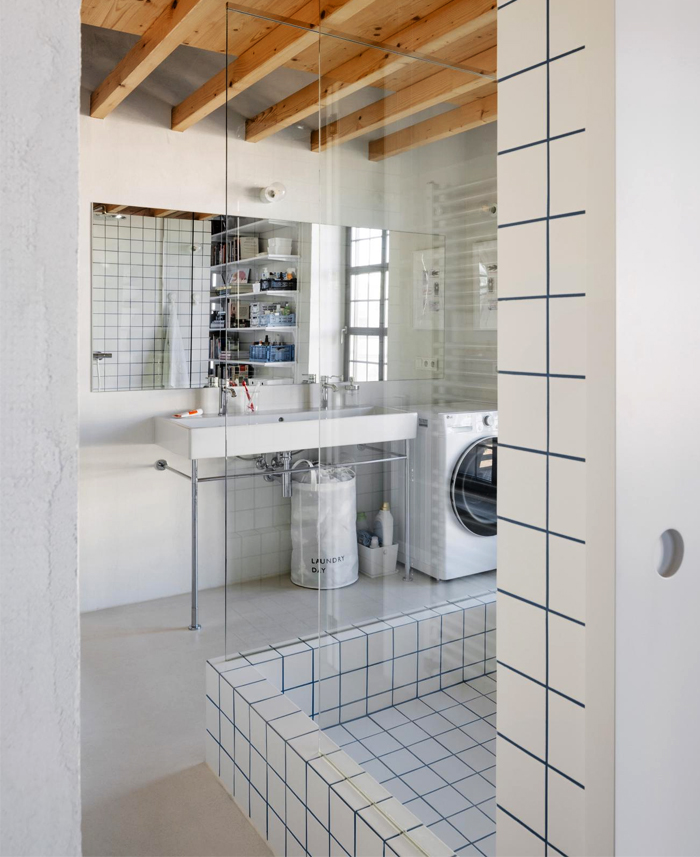 salle de bain design carrelage blanc joints noirs salle de bain design carrelage blanc joints noirs