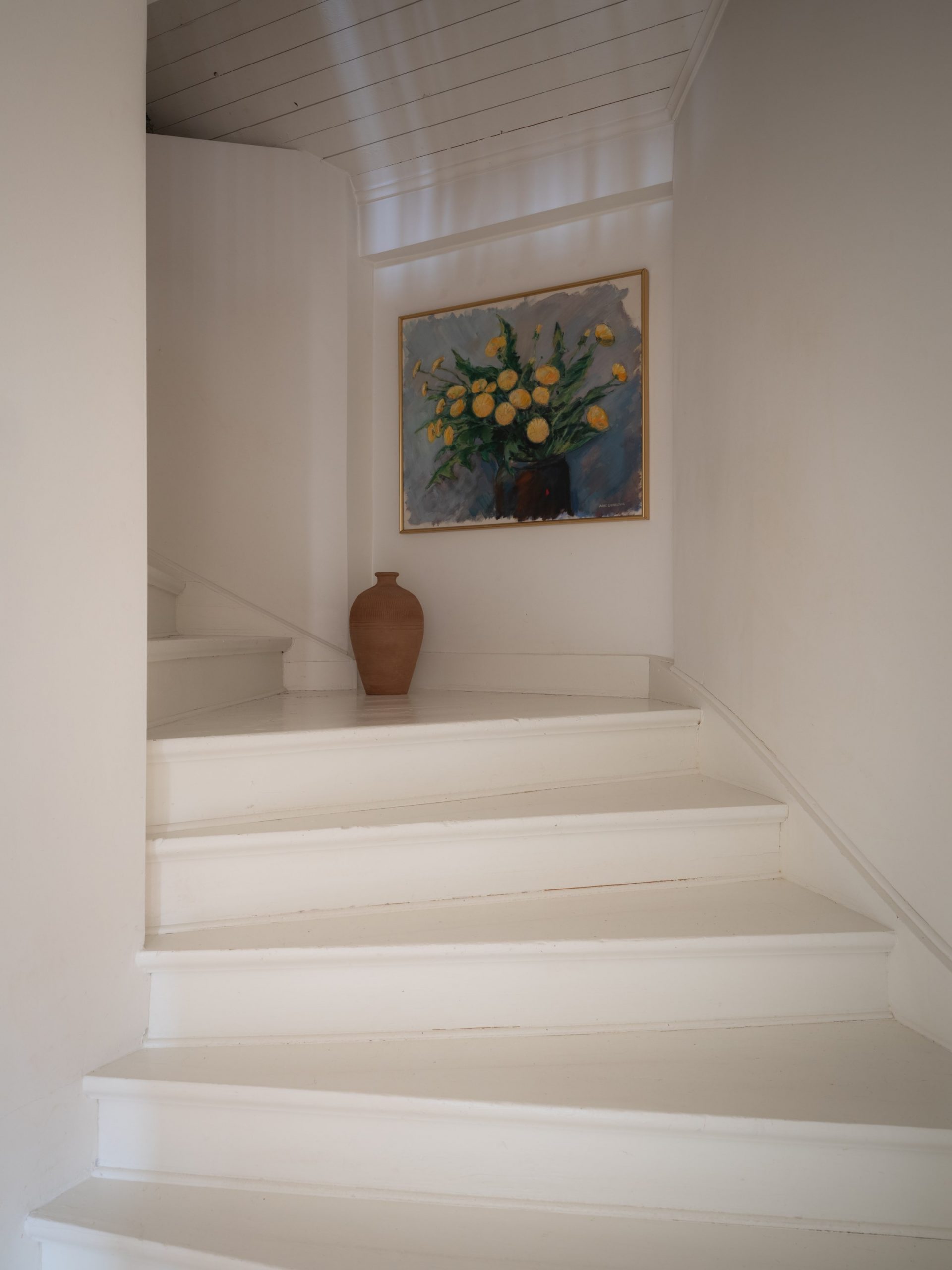 escalier peint en blanc escalier peint en blanc