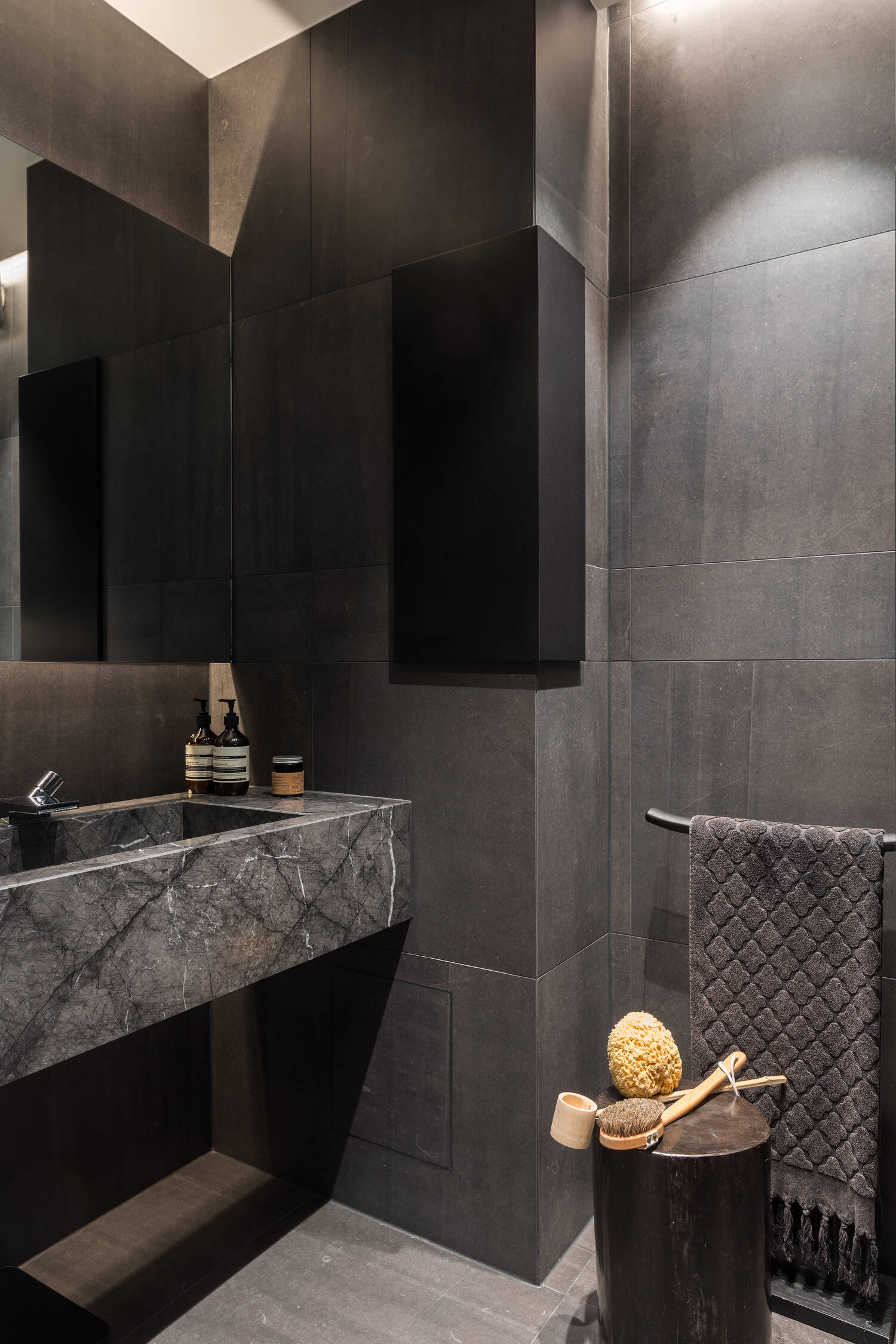 salle de bain gris anthracite décoration design salle de bain gris anthracite décoration design