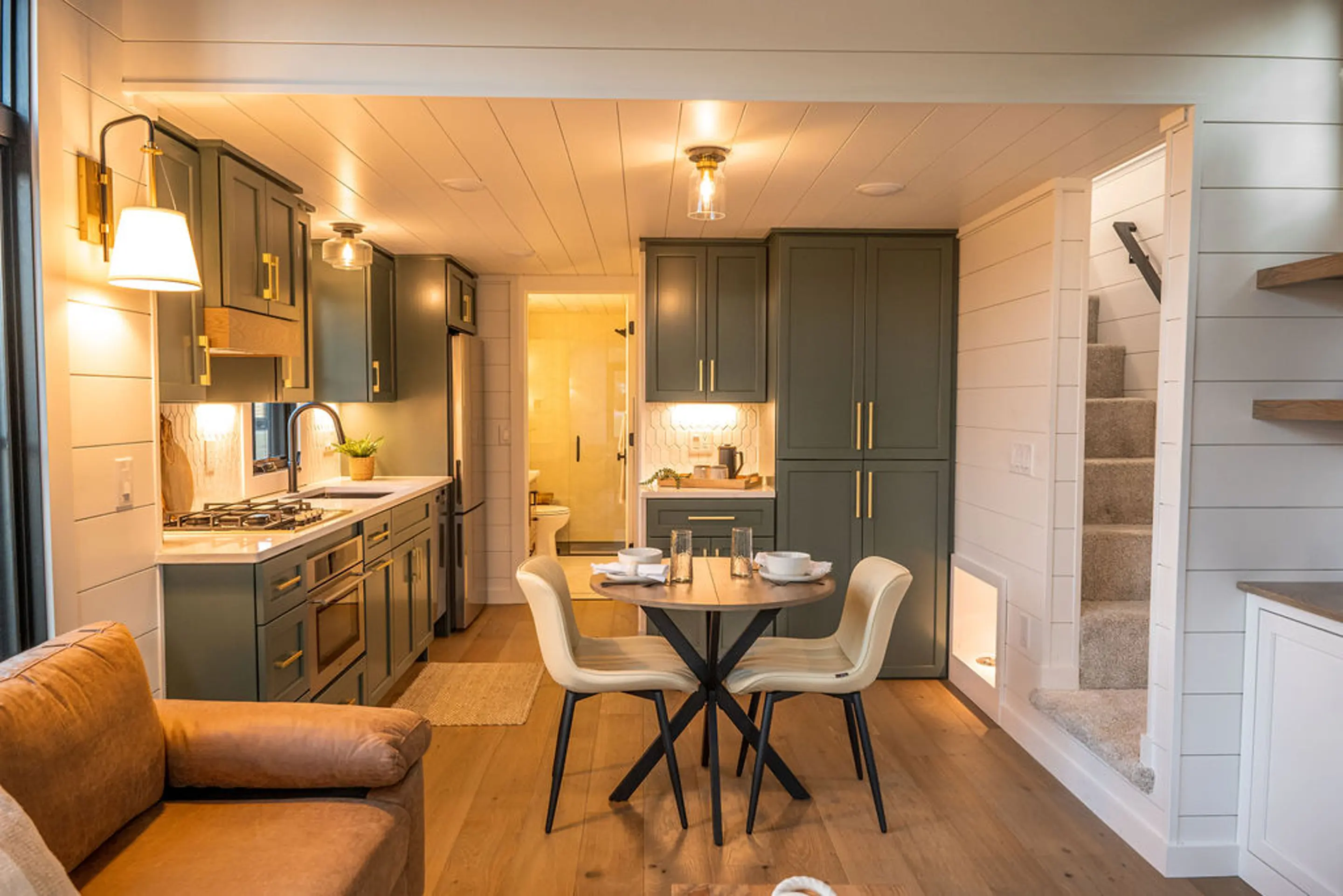 cuisine et salon petite maison 50m2 Timbercraft Tiny Homes cuisine et salon petite maison 50m2 Timbercraft Tiny Homes