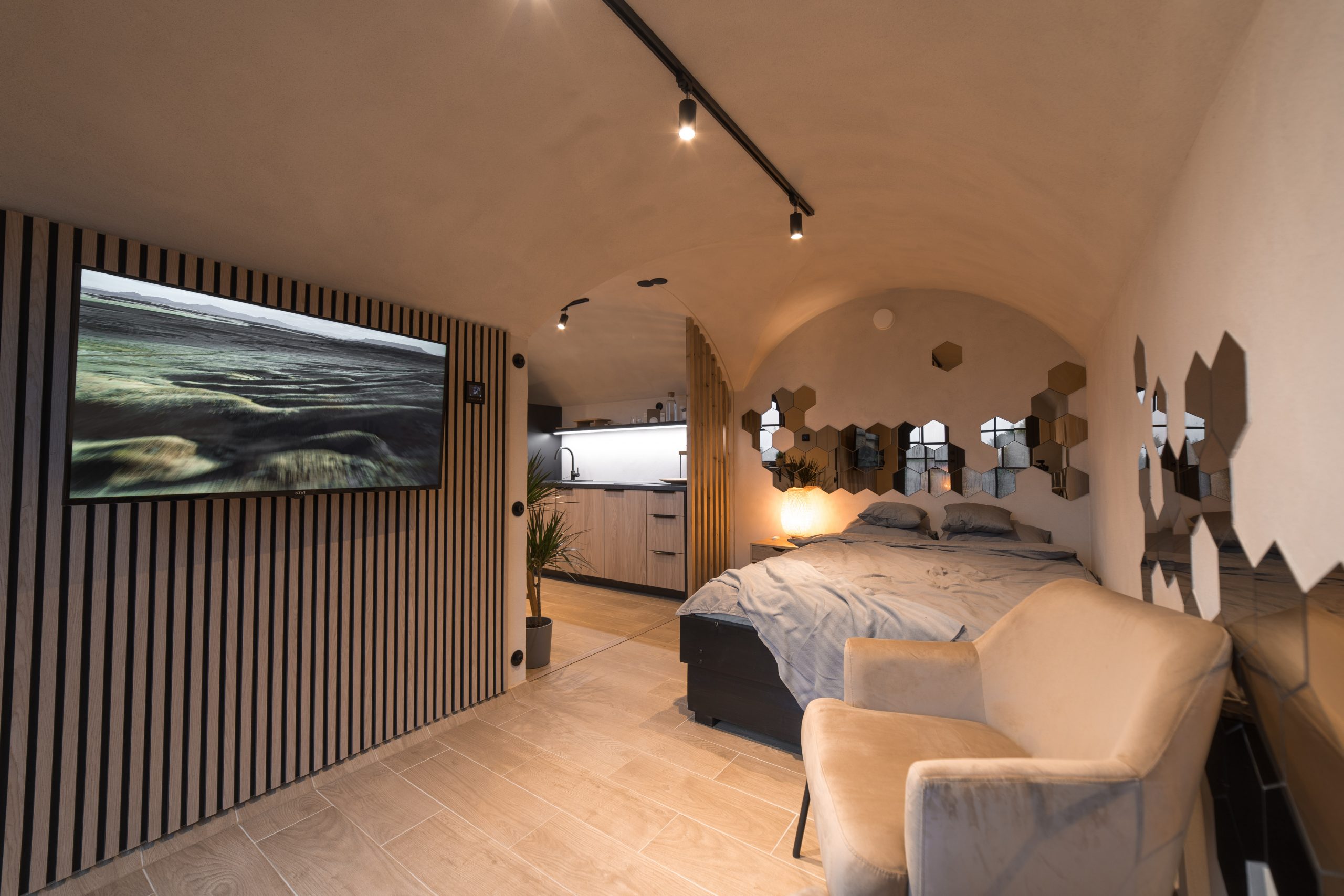 intérieur petite maison préfabriquée en béton Revonia intérieur petite maison préfabriquée en béton Revonia