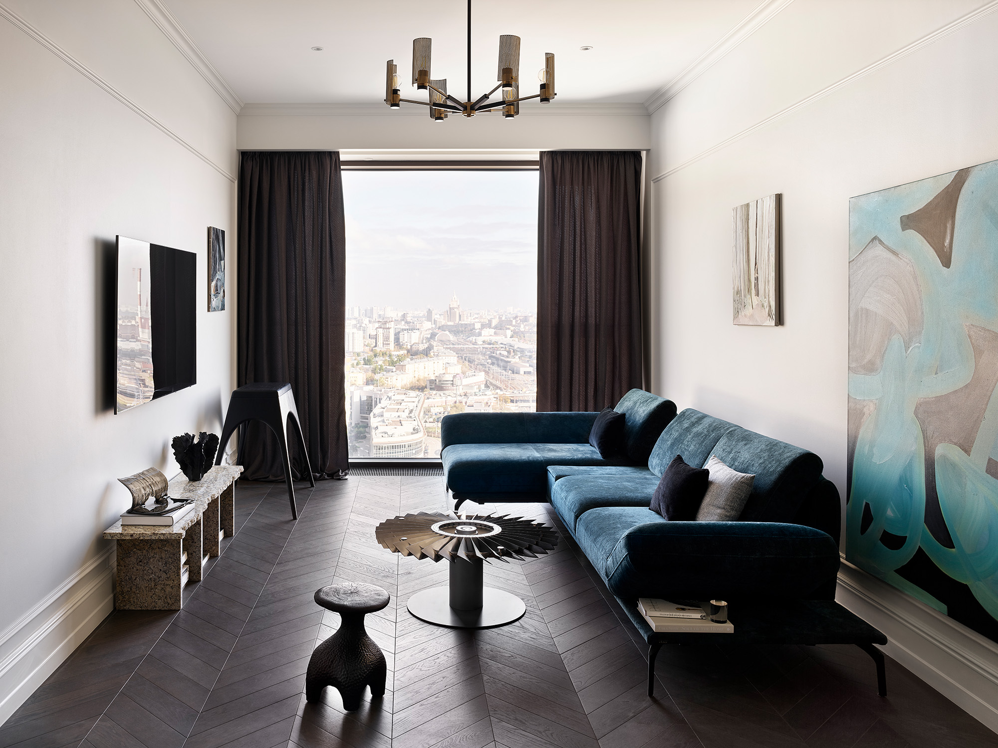 Un appartement de 70m2 design et original pour un célibataire