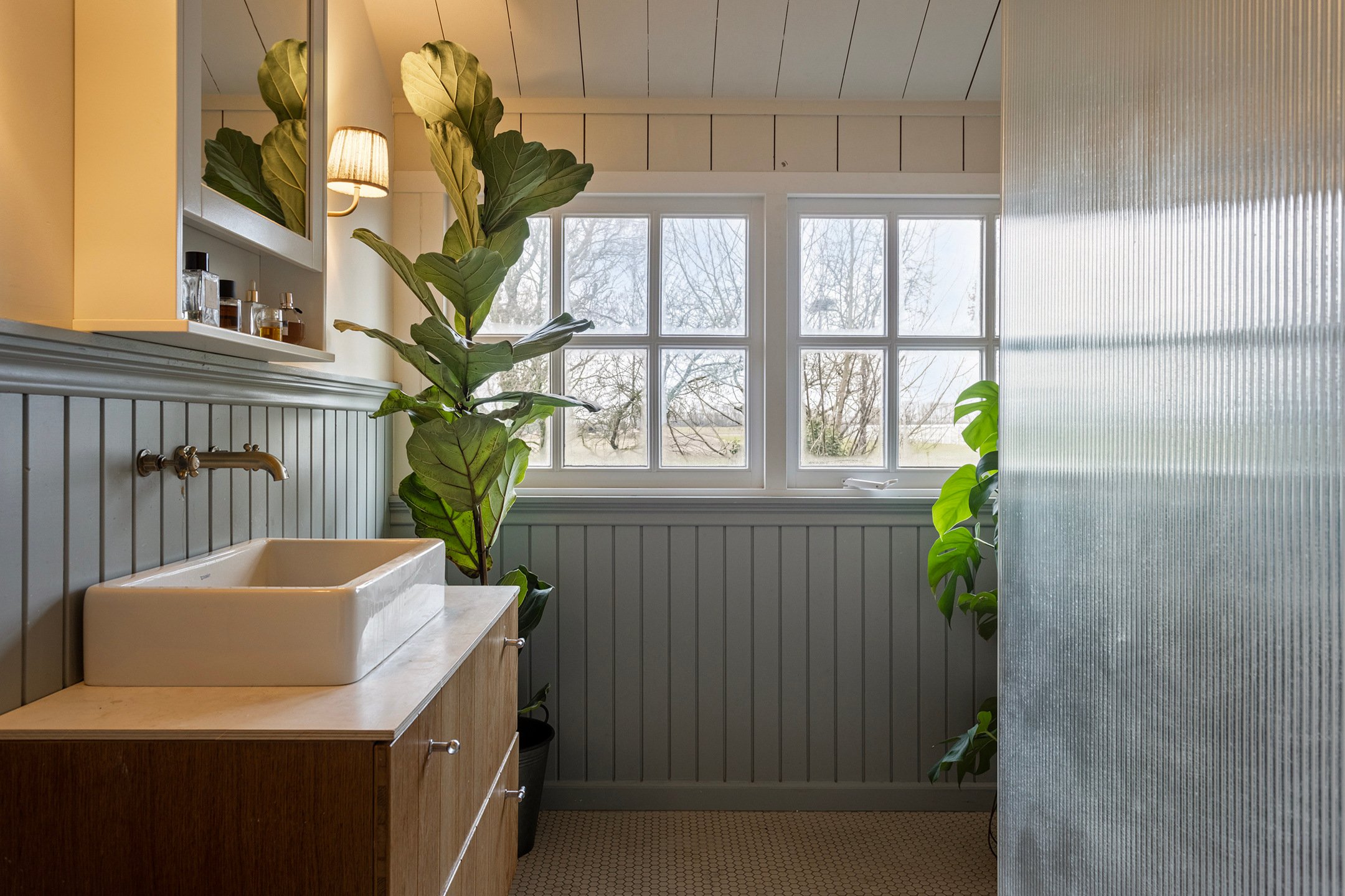 salle de bain verte et blanche salle de bain verte et blanche