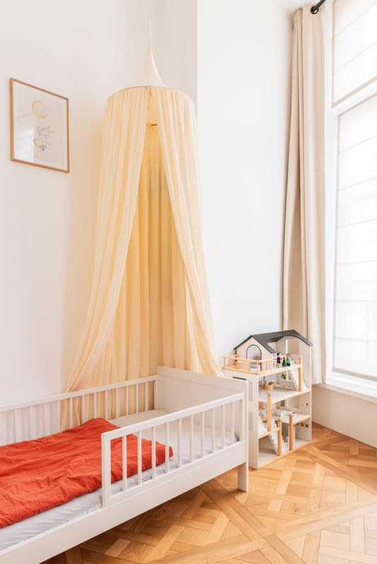 chambre enfant appartement rénové Photo : © Pierre Emmanuel Faivre
