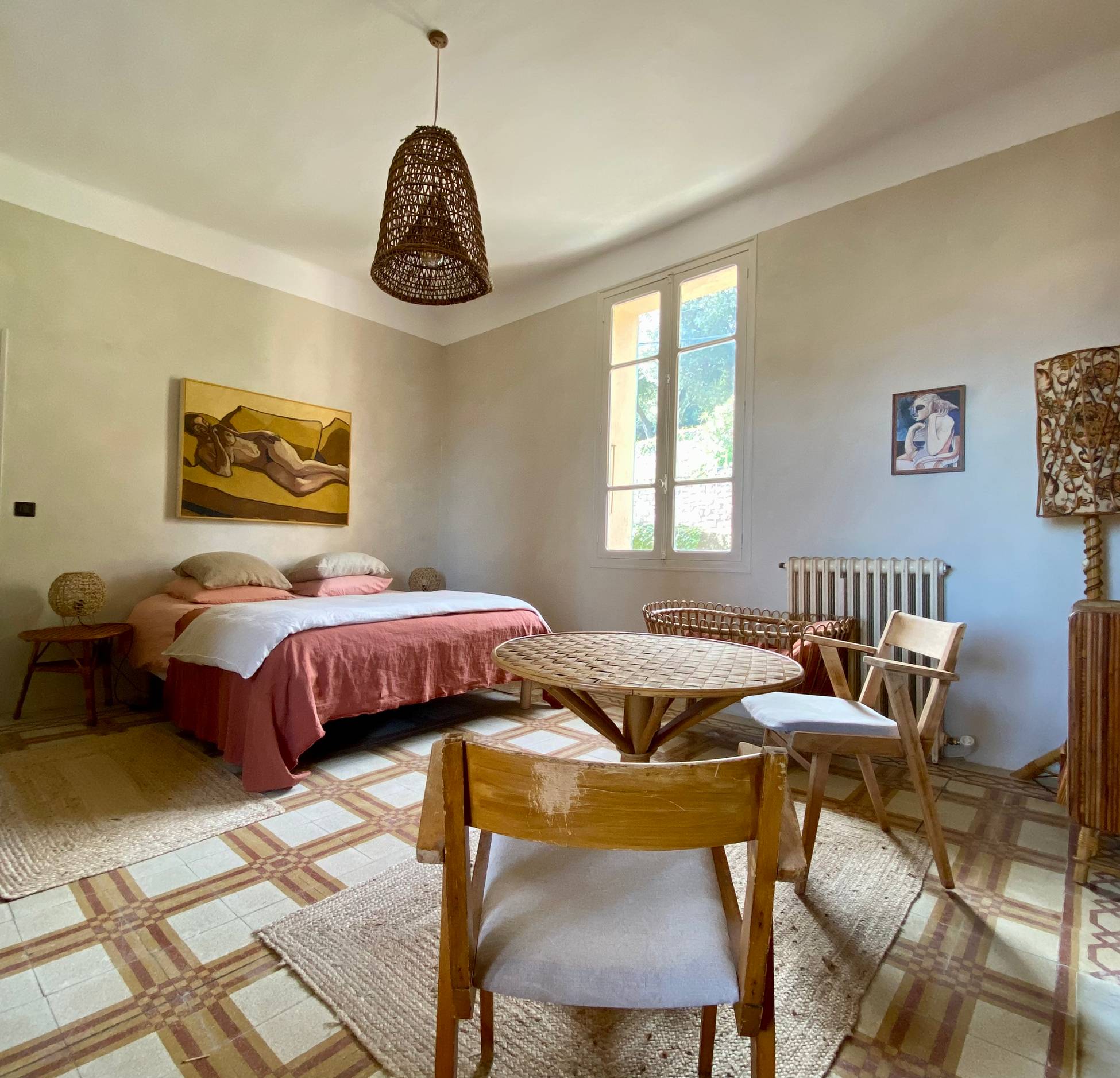 chambre décoration rustique chic et vintage Casetta du Cap maison Corse chambre décoration rustique chic et vintage Casetta du Cap maison Corse