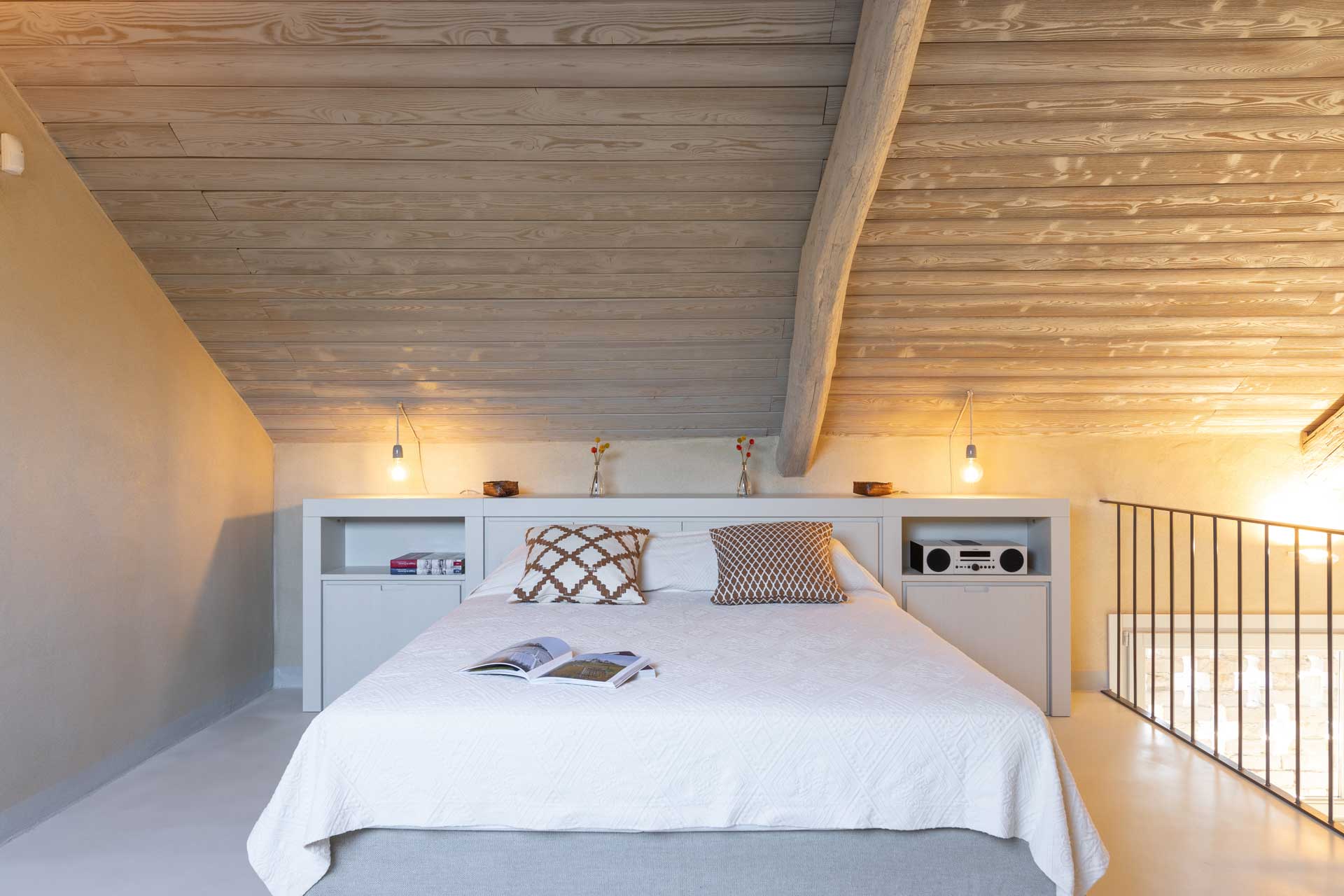 chambre sur mezzanine maison de campagne Italie, Casa Moscata chambre sur mezzanine maison de campagne Italie, Casa Moscata