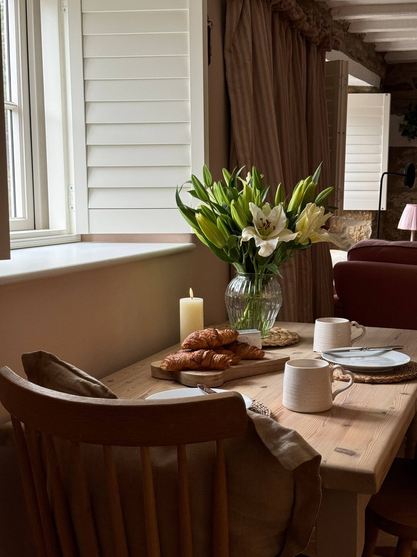 salle à manger décoration rustique chic
