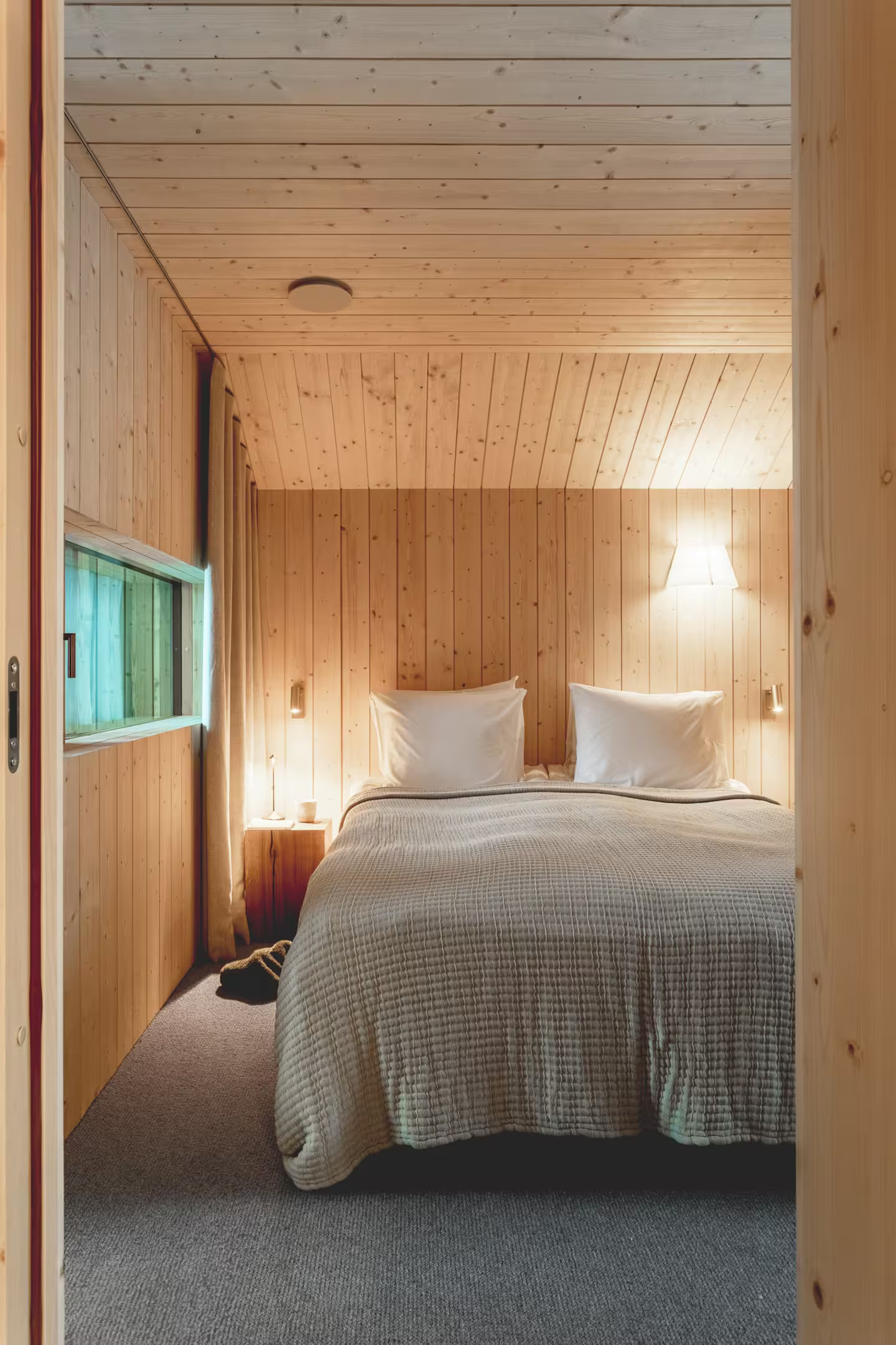 chambre maison en bois Finlande Housu House chambre maison en bois Finlande Housu House