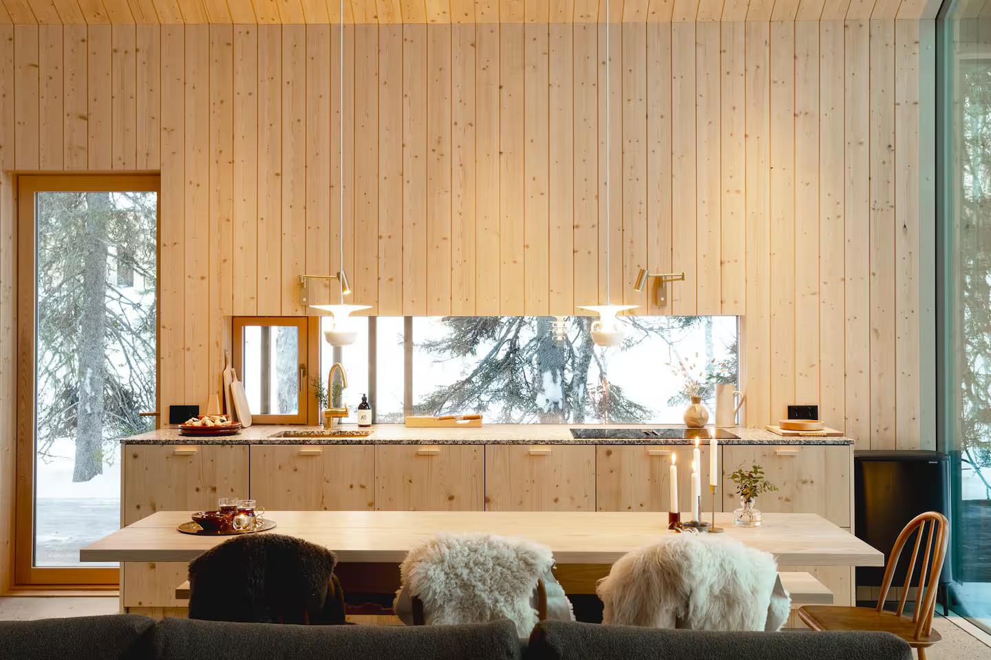 cuisine maison en bois Finlande Housu House cuisine maison en bois Finlande Housu House