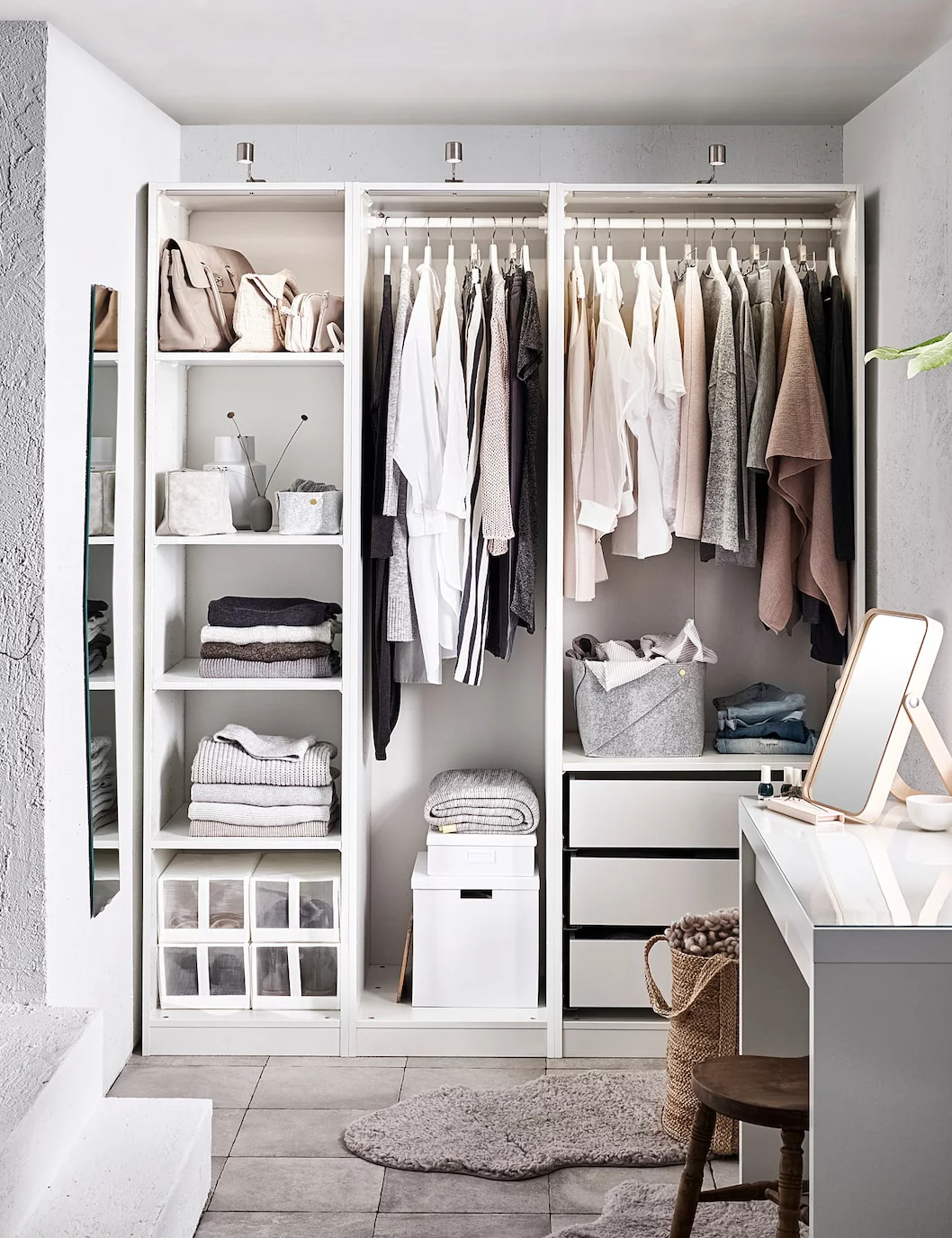 dressing blanc ouvert