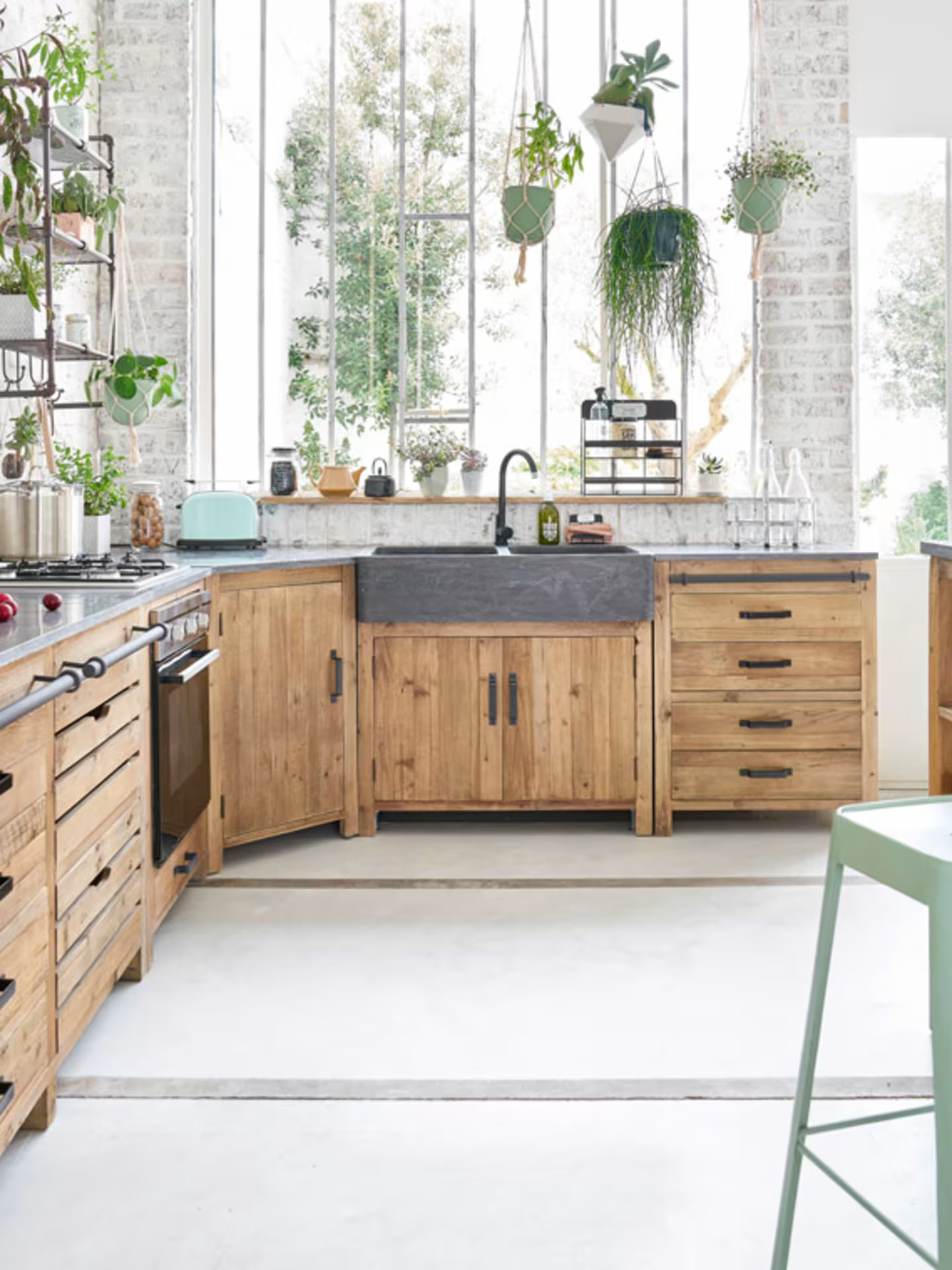 cuisine bois rustique Maisons du Monde cuisine bois rustique Maisons du Monde