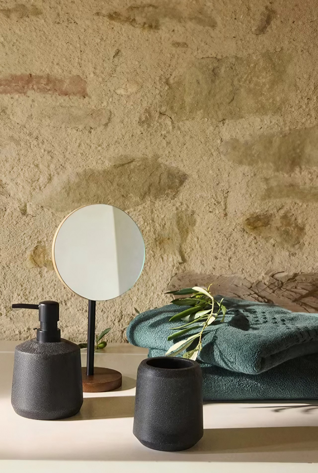 salle de bain murs pierres salle de bain murs pierres