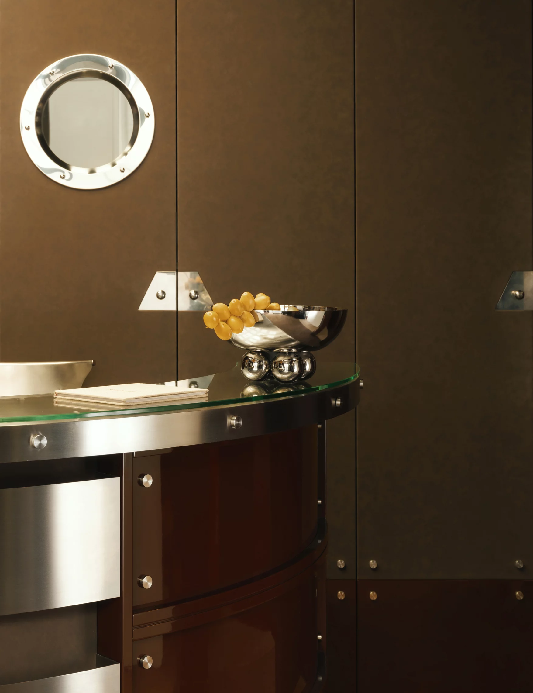 coupelle décorative chrome
