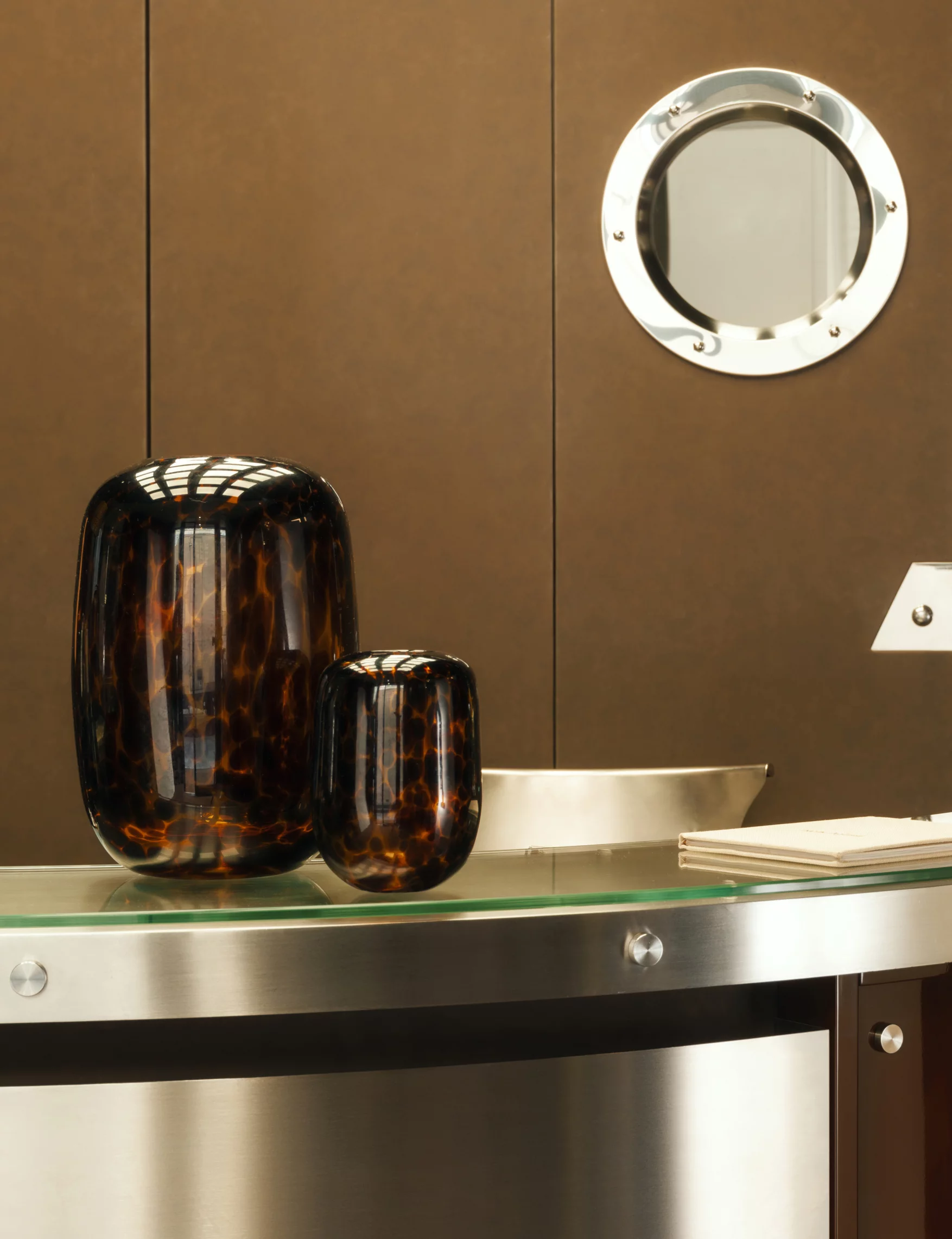 vase verre imprimé taches léopard nouvelle collection monoprix 2025 maison