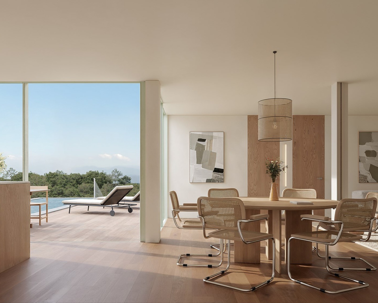 salon et salle à manger maison préfabriquée et modulaire 120m2 par Tiny Living salon et salle à manger maison préfabriquée et modulaire 120m2 par Tiny Living