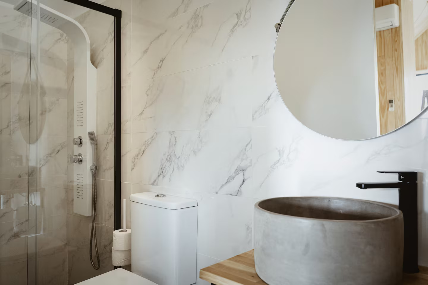 salle de bain marbre 