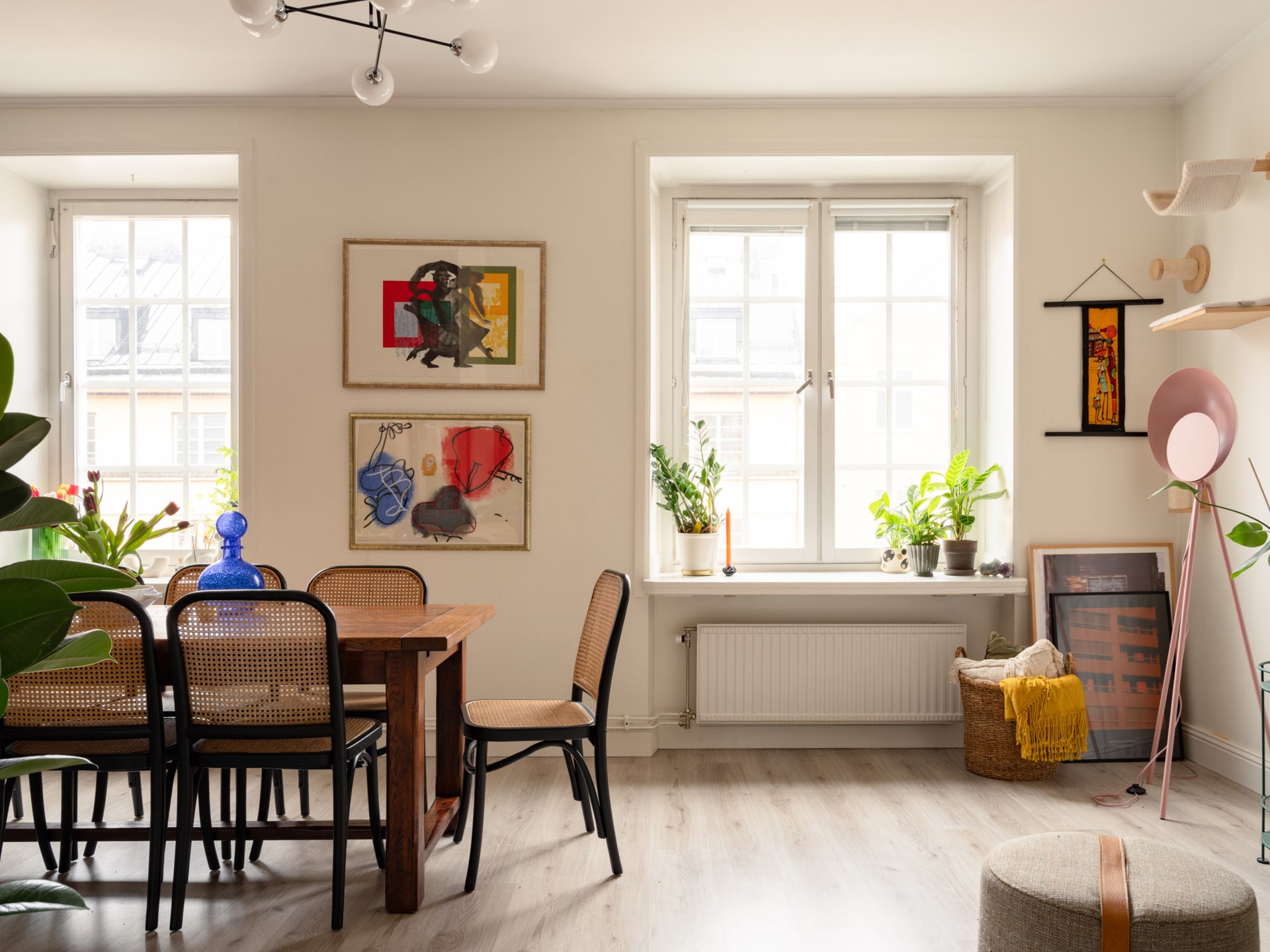 salle à manger deux-pièces 57m2 décoration vintage et scandinave salle à manger deux-pièces 57m2 décoration vintage et scandinave