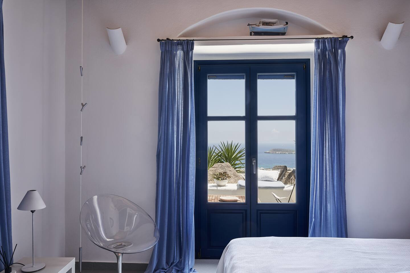 chambre vue mer villa Agnanti chambre vue mer villa Agnanti