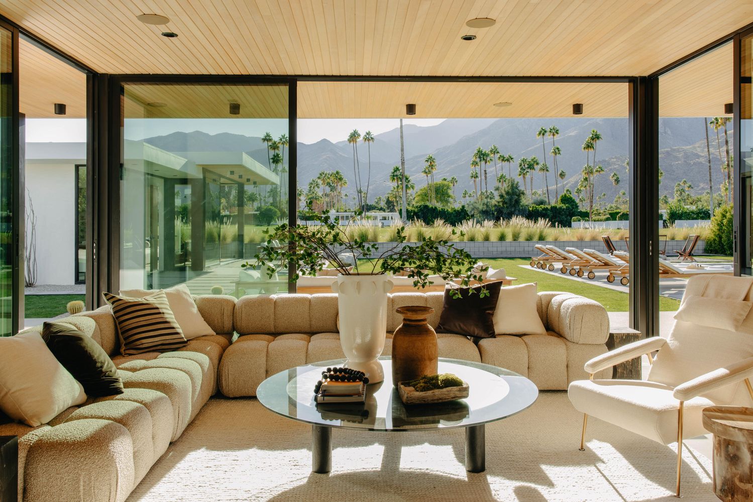 salon maison contemporaine Palm Springs salon maison contemporaine Palm Springs