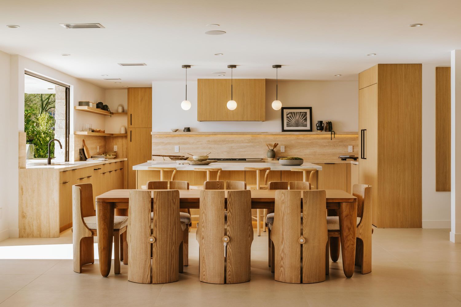 cuisine et salle à manger maison contemporaine Palm Springs cuisine et salle à manger maison contemporaine Palm Springs