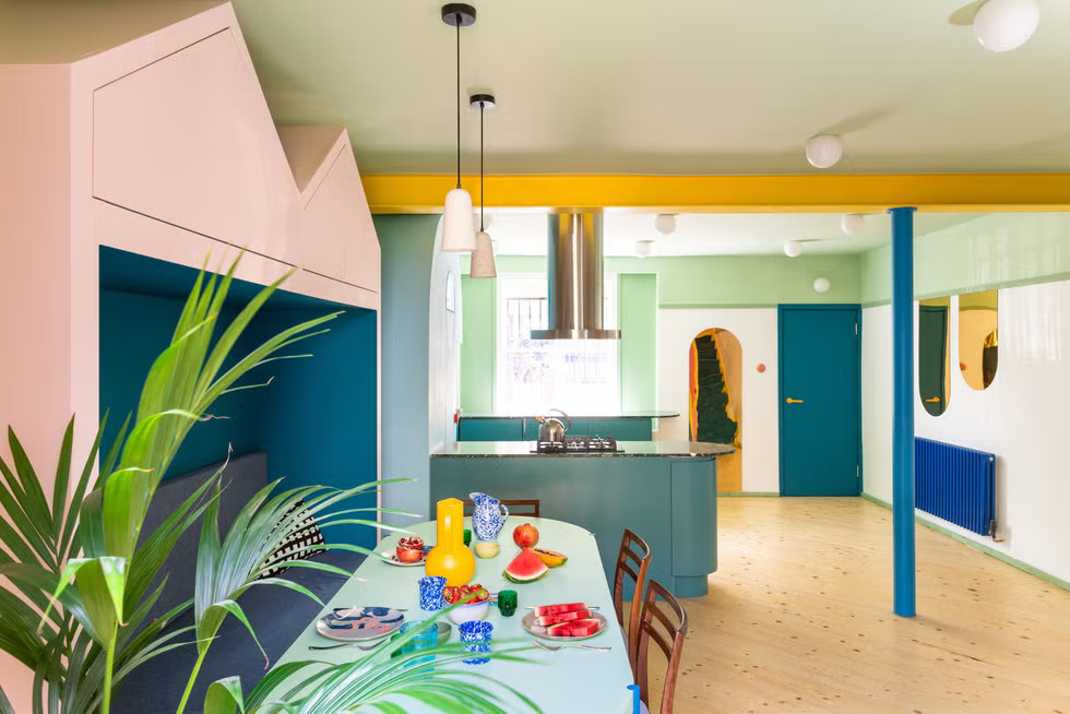 cuisine et salle à manger décoration contemporaine en couleurs vives cuisine et salle à manger décoration contemporaine en couleurs vives