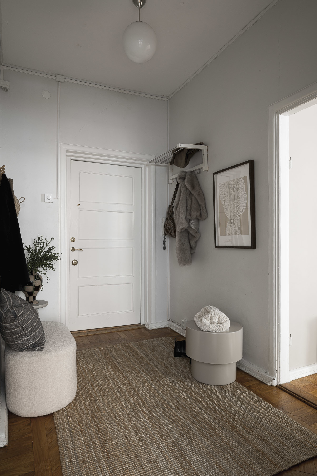 entrée décoration scandinave