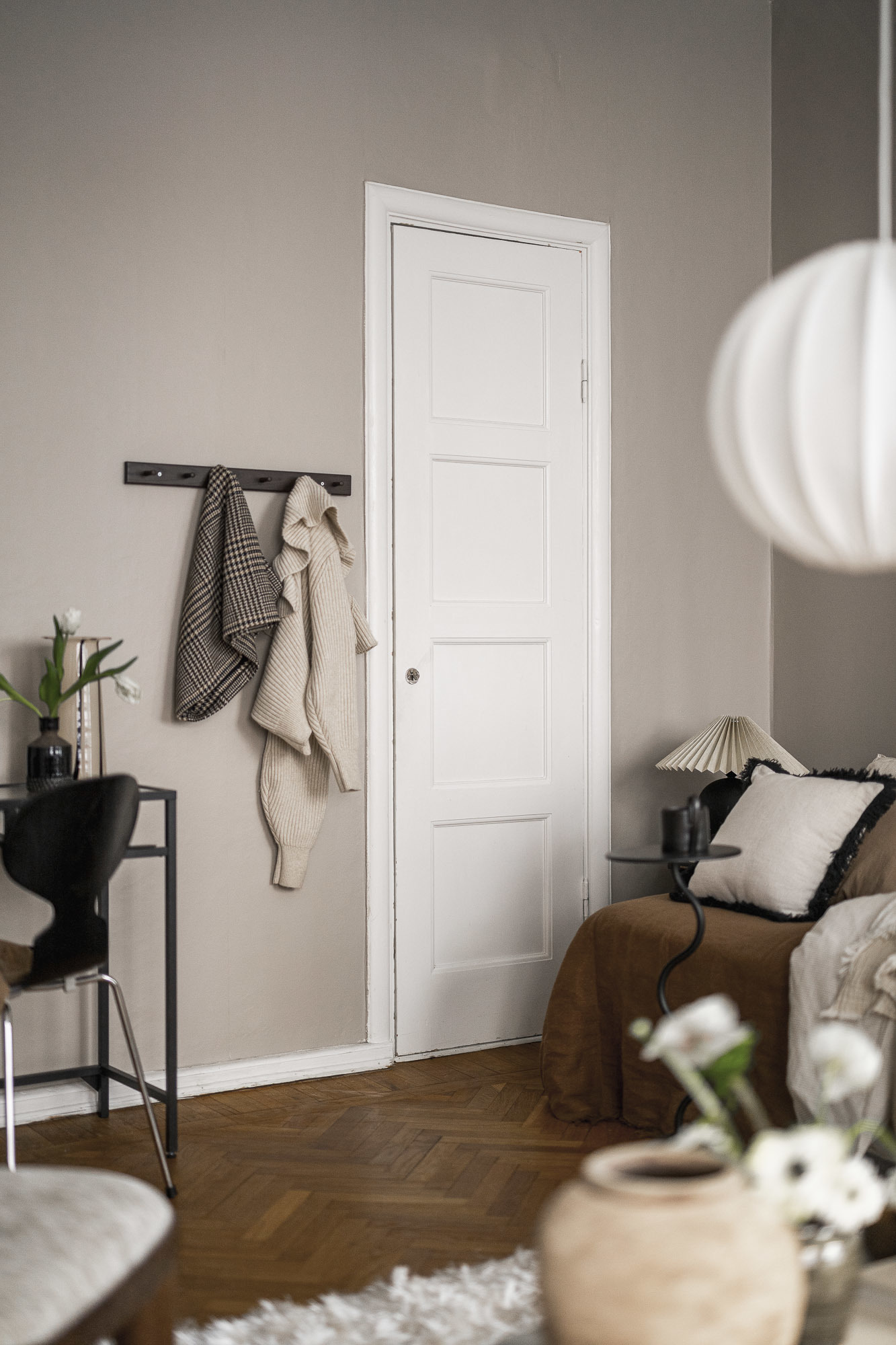 salon studio 42m2 décoration scandinave