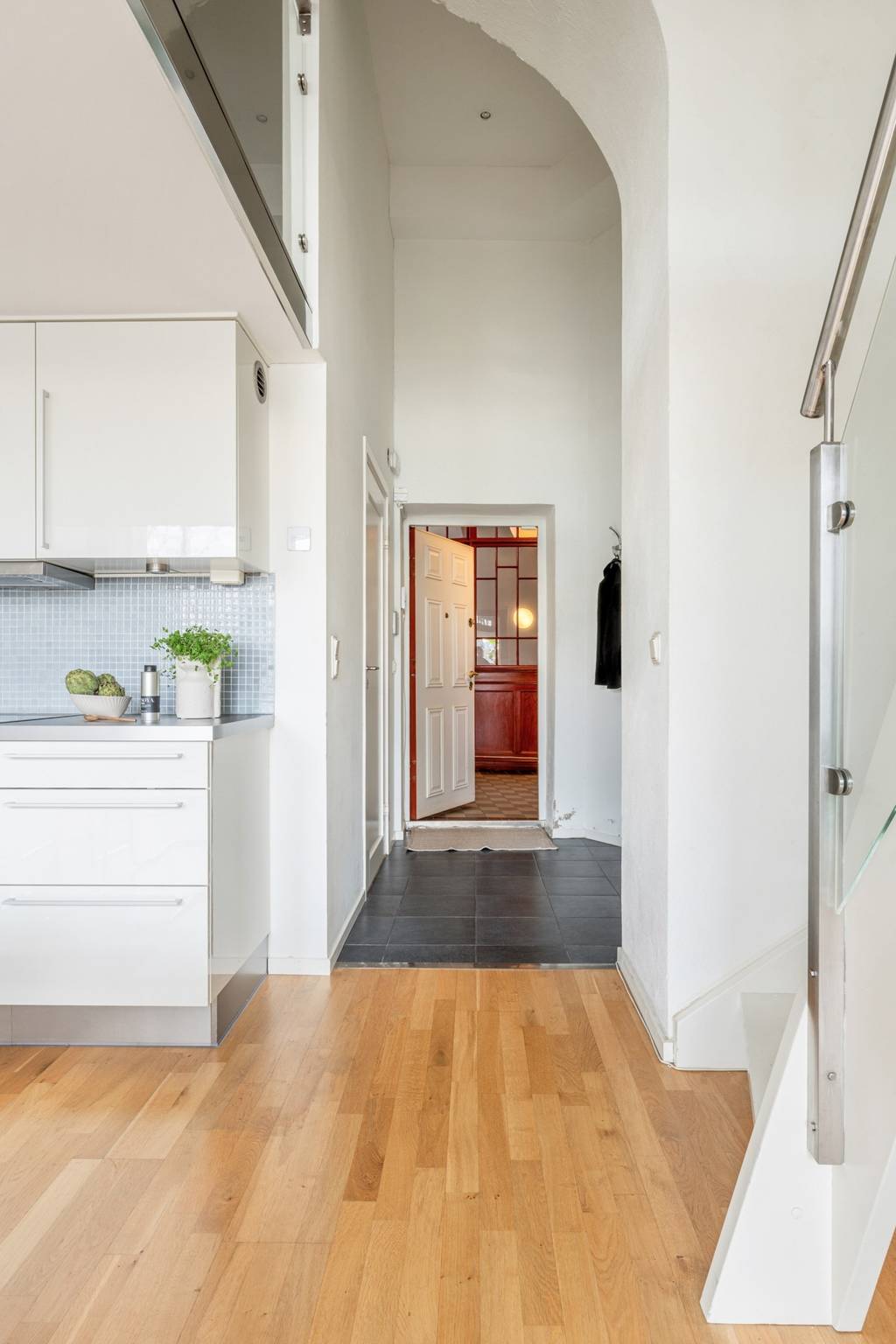 entrée appartement en duplex