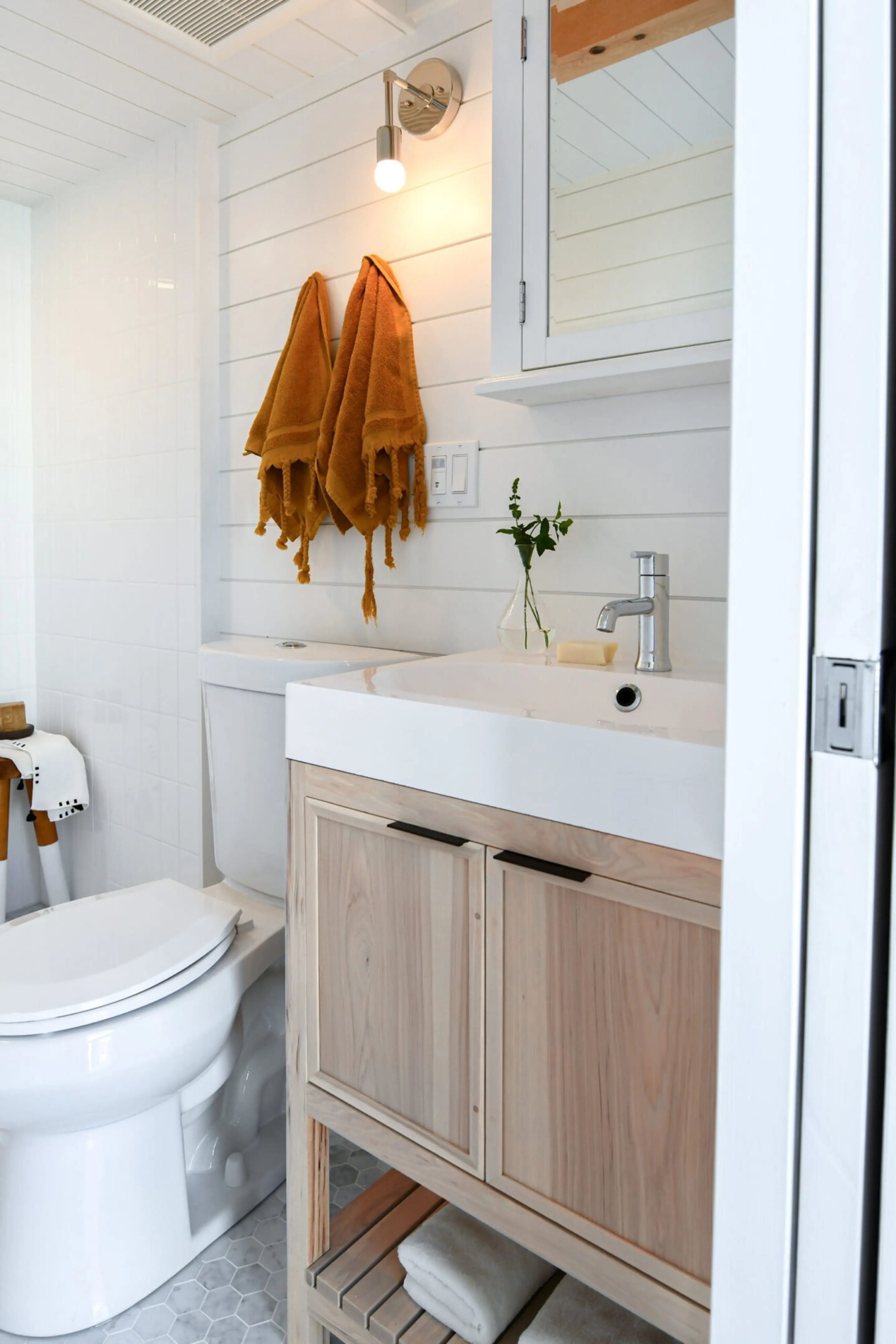 salle de bain blanche et bois salle de bain blanche et bois