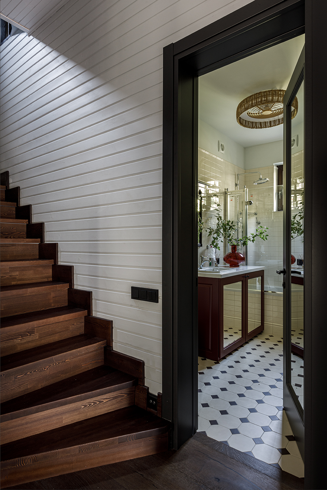 escalier en bois