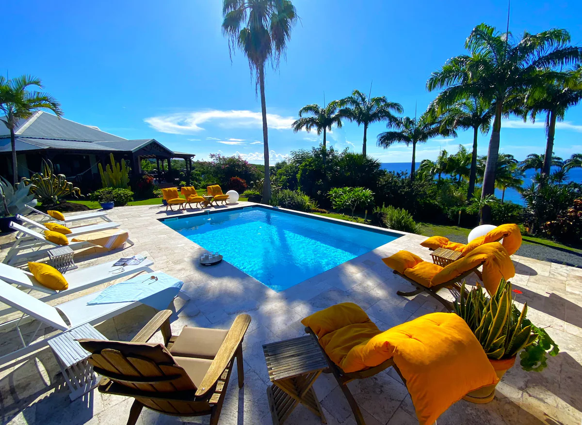maison de vacances en Guadeloupe avec piscine et vue mer maison de vacances en Guadeloupe avec piscine et vue mer