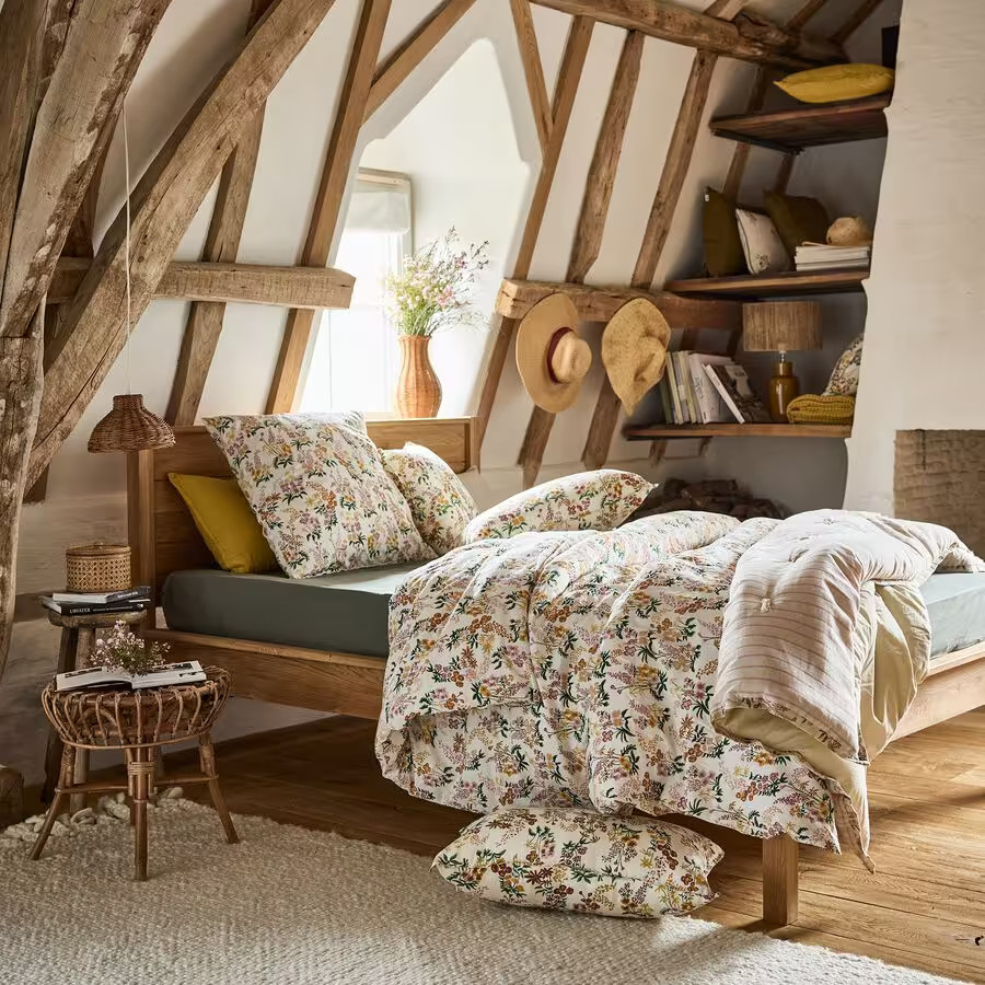chambre avec colombages nouvelle collection Alinea Côte Fleurie