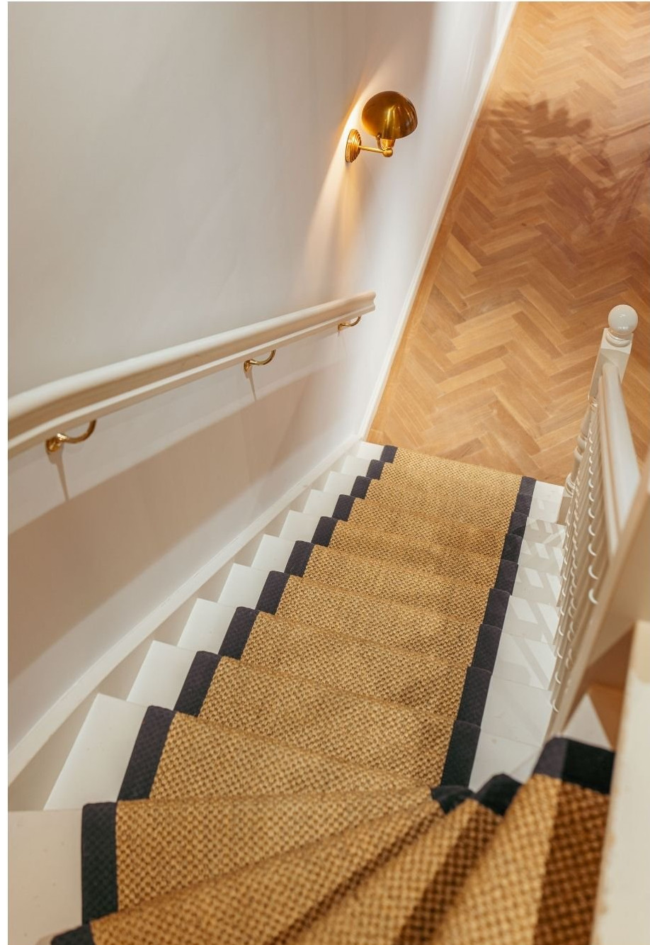escalier appartement Amsterdam dans immeuble ancien