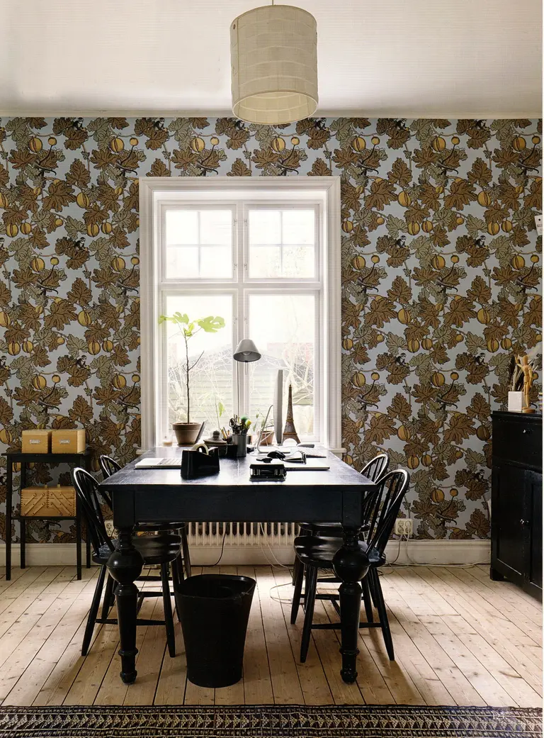 salle à manger mur papier-peint végétal salle à manger mur papier-peint végétal