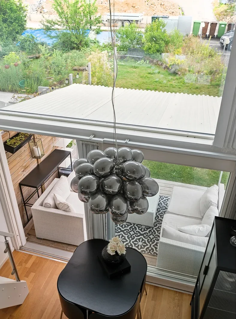salon avec terrasse petite maison 33m2