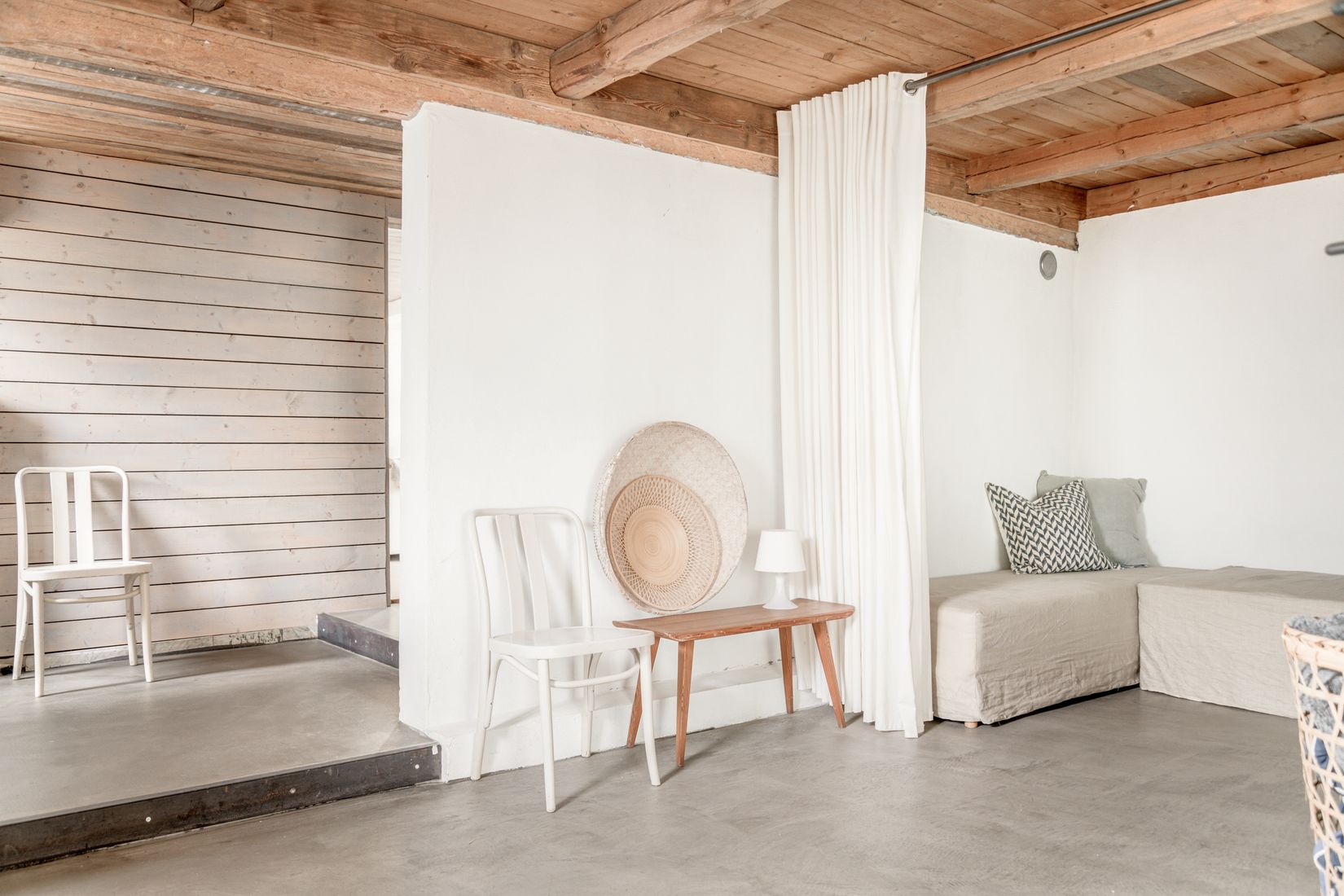 chambre d chambre d'appoint avec rideau