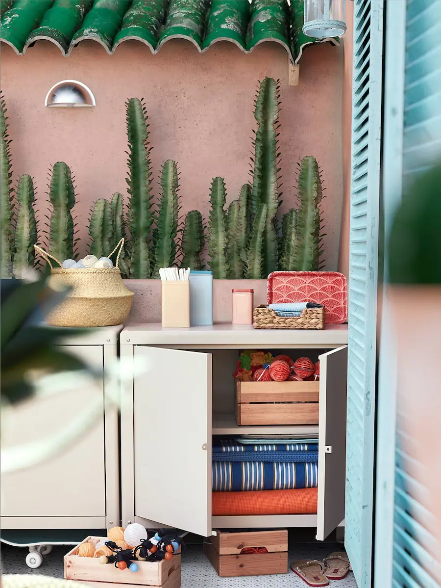 rangement IKEA pour le balcon