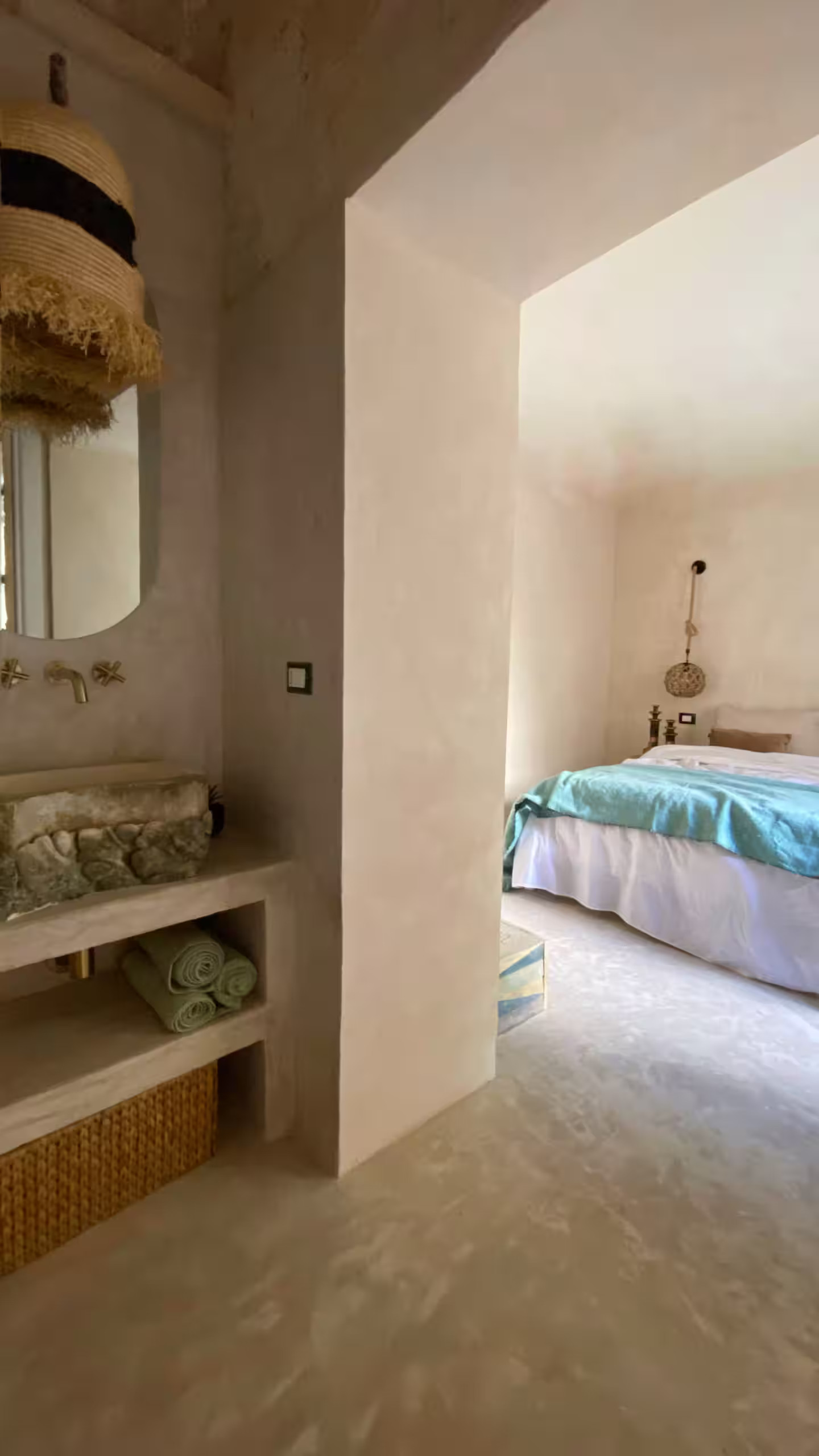 chambre avec salle de bain maison Musa Aqua