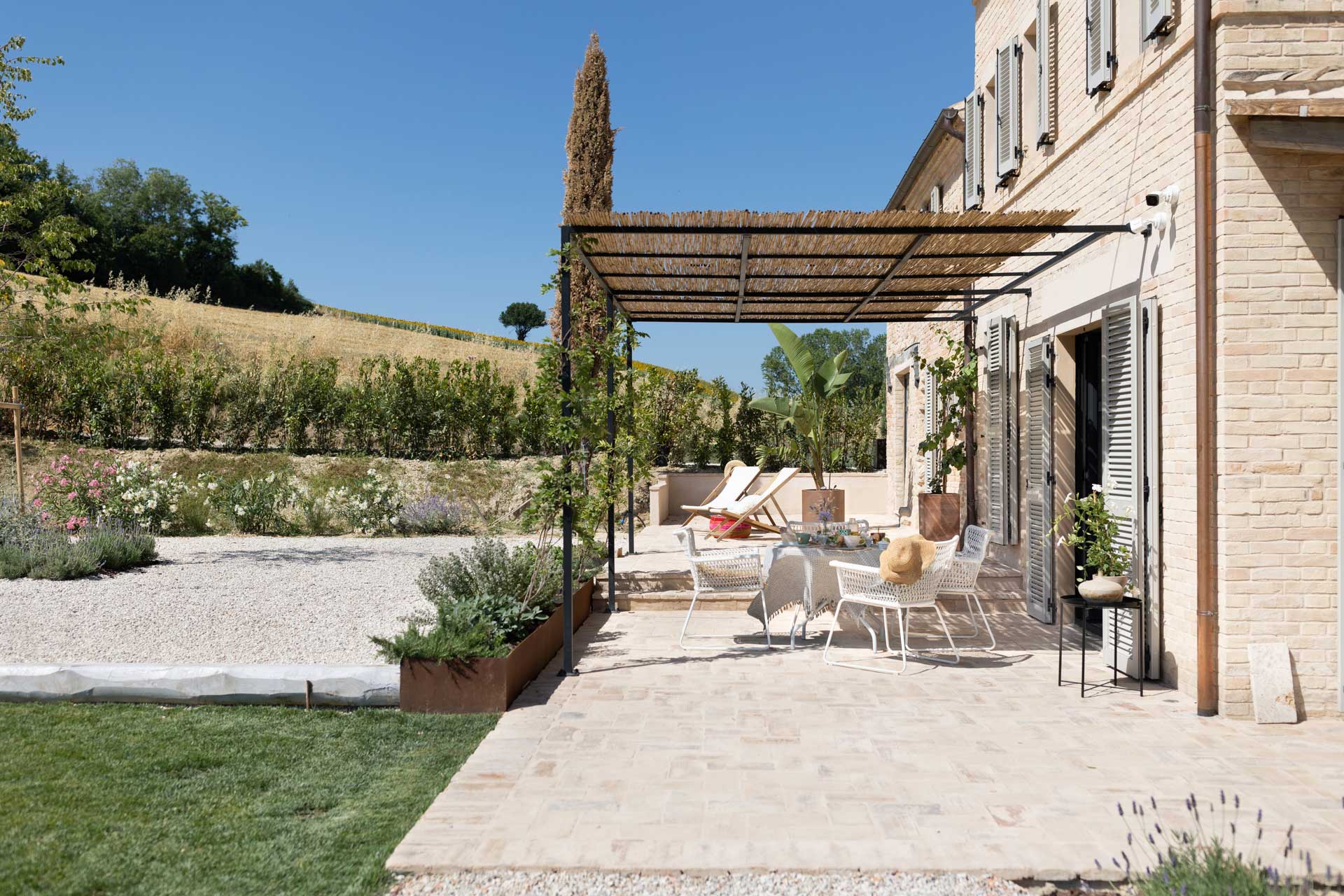 terrasse maison Italie "La Pergola" terrasse maison Italie "La Pergola"