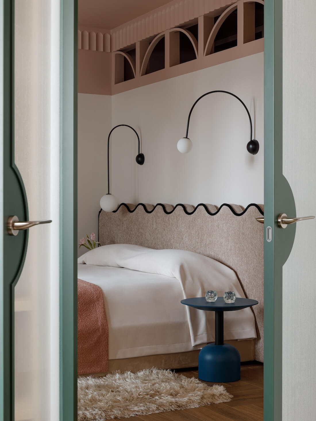 chambre décoration contemporaine colorée