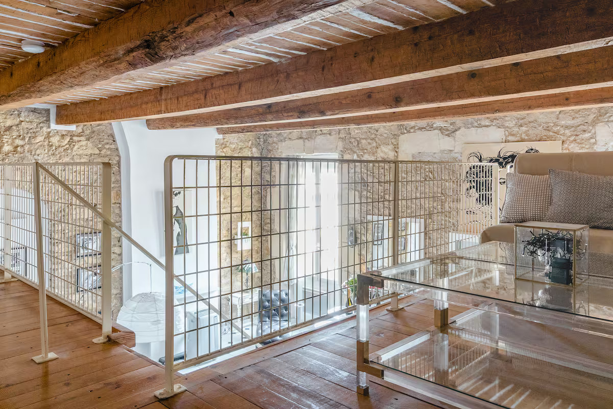 chambre sur mezzanine basse