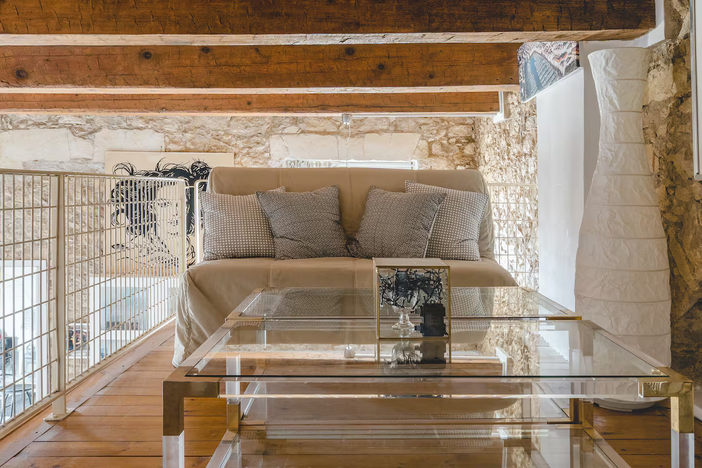 chambre sur mezzanine basse