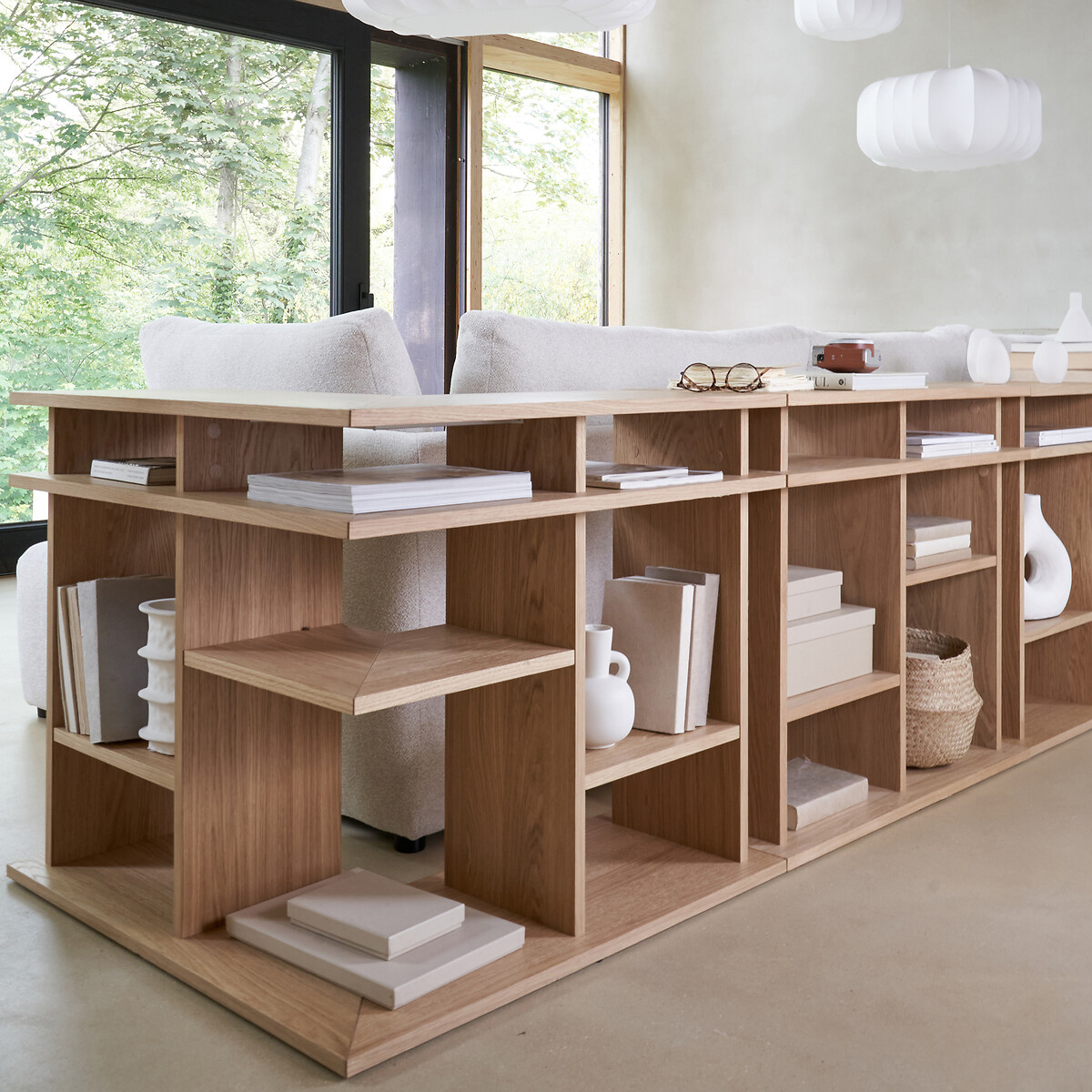 étagère dos de canapé nouveau catalogue La Redoute Intérieurs 2025 étagère dos de canapé nouveau catalogue La Redoute Intérieurs 2025