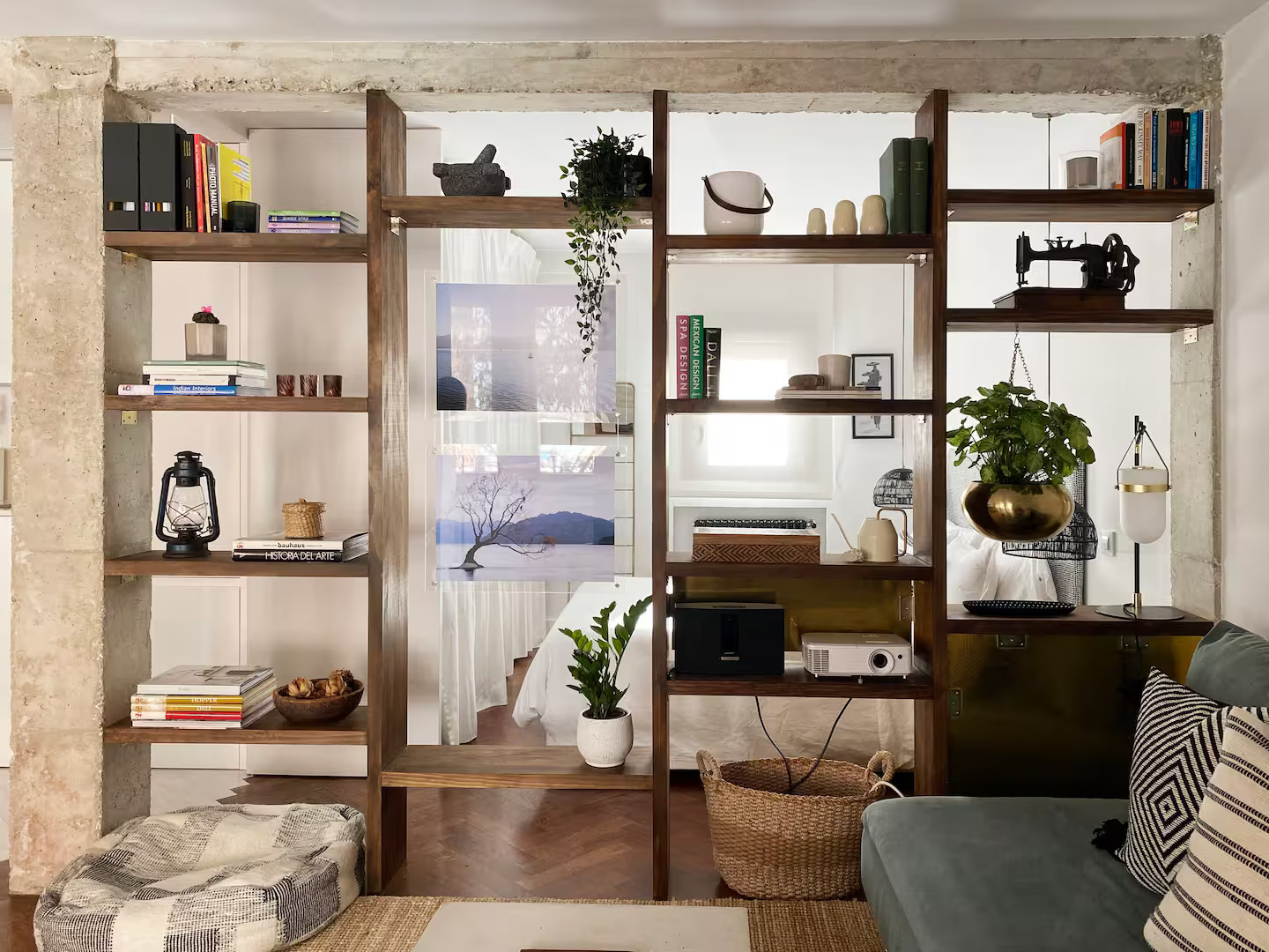 salon mini loft décoration contemporaine