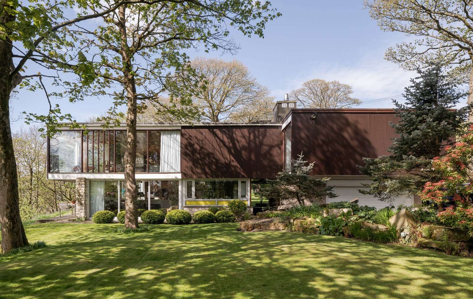 maison par l maison par l'architecte Peter Womersley 1954 en Angleterre