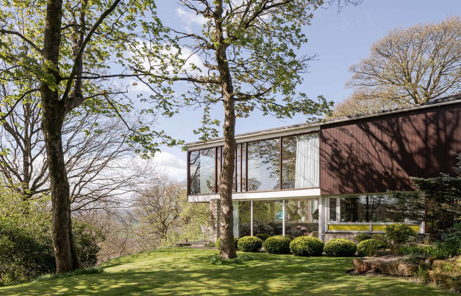 maison par l maison par l'architecte Peter Womersley 1954 en Angleterre