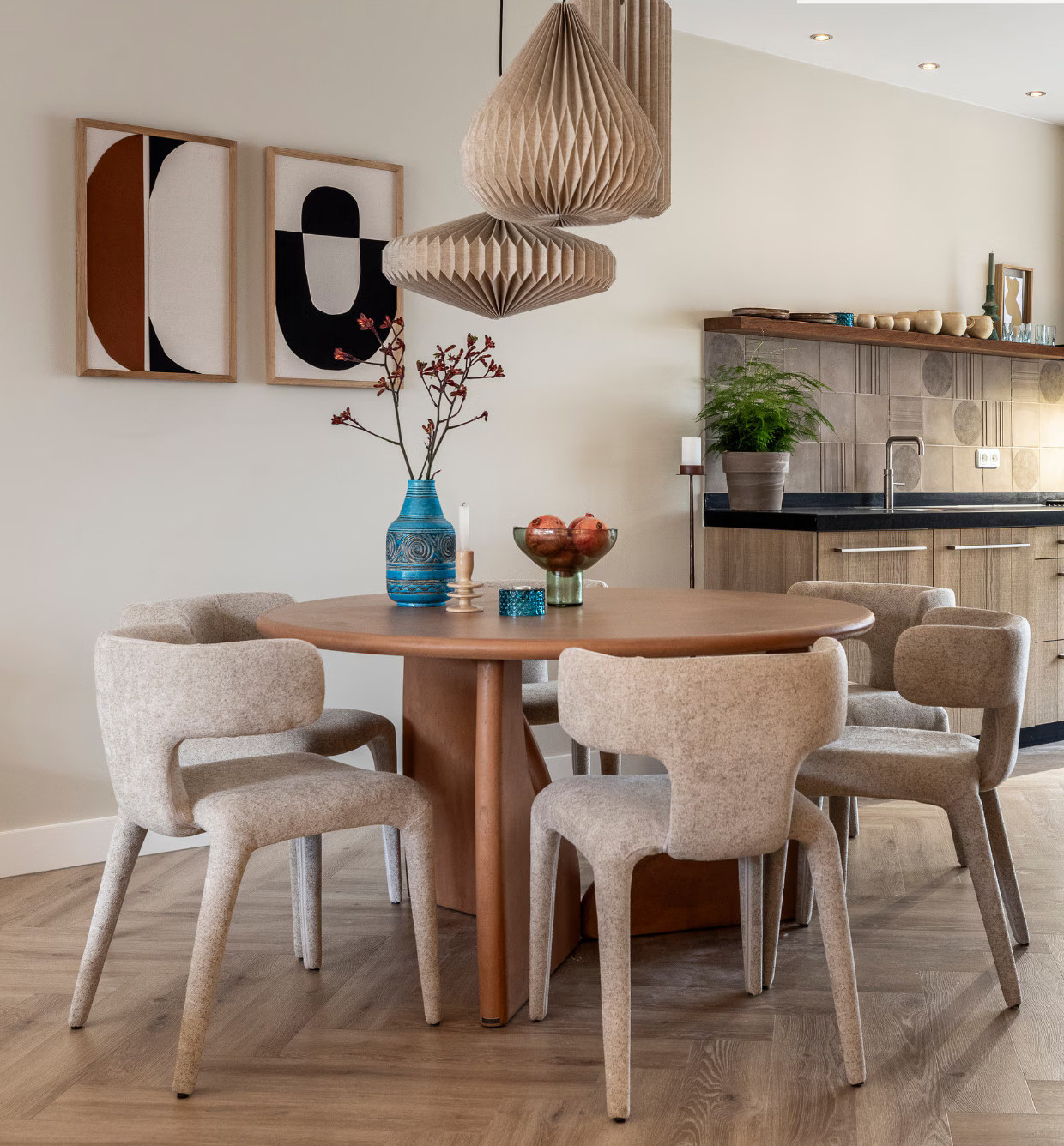 cuisine en bois avec espace repas design cuisine en bois avec espace repas design