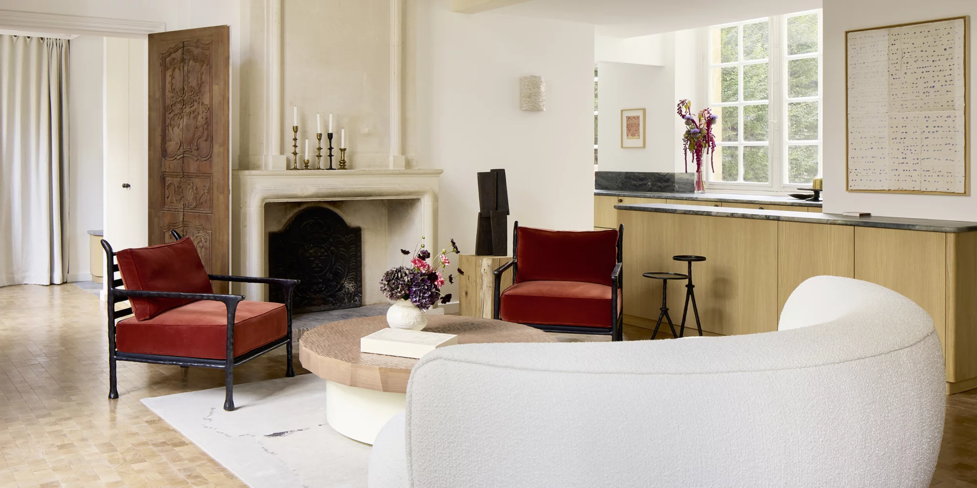 salon appartement Paris décoration contemporaine